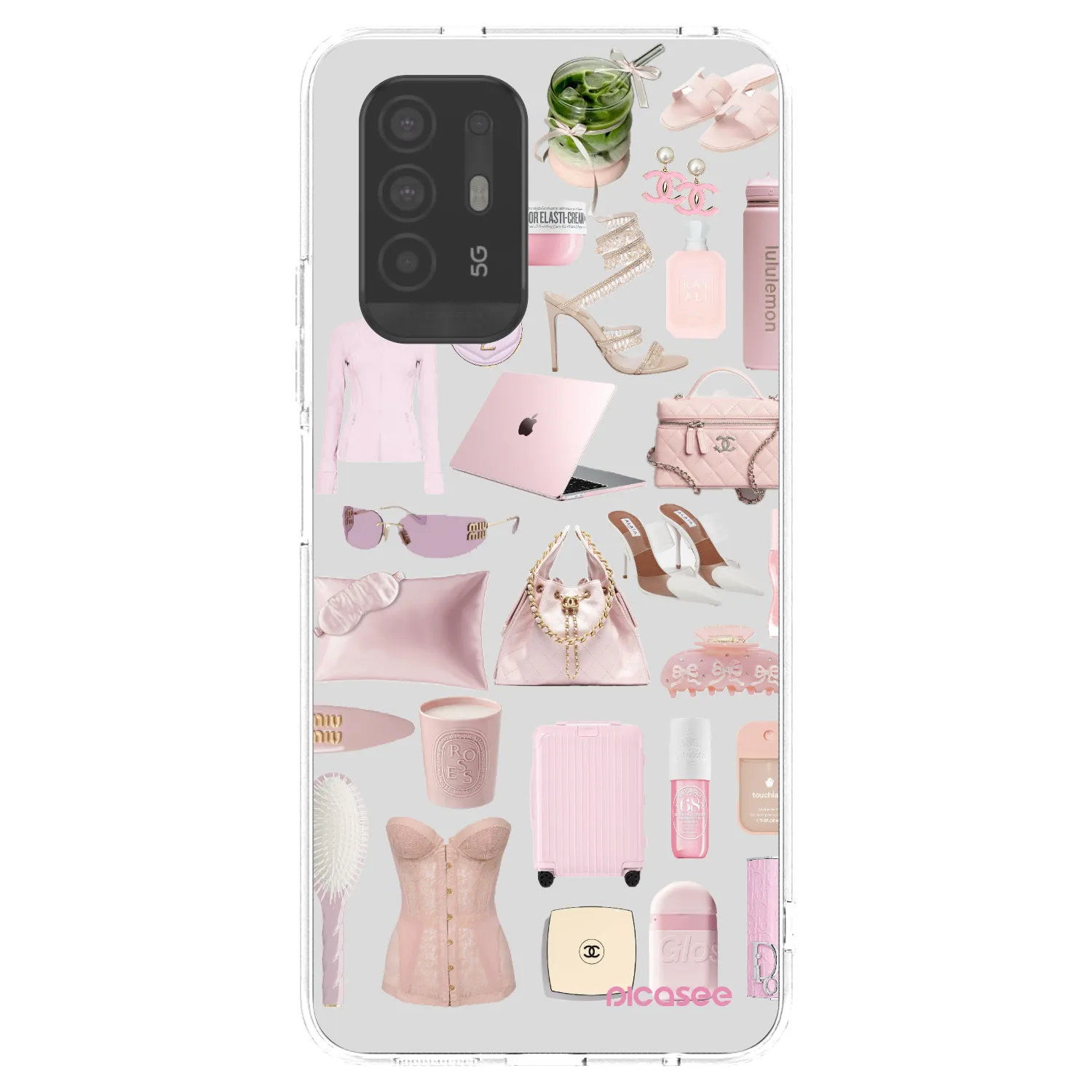 Picasee husă transparentă din silicon pentru OPPO A94 5G - Glam Babe