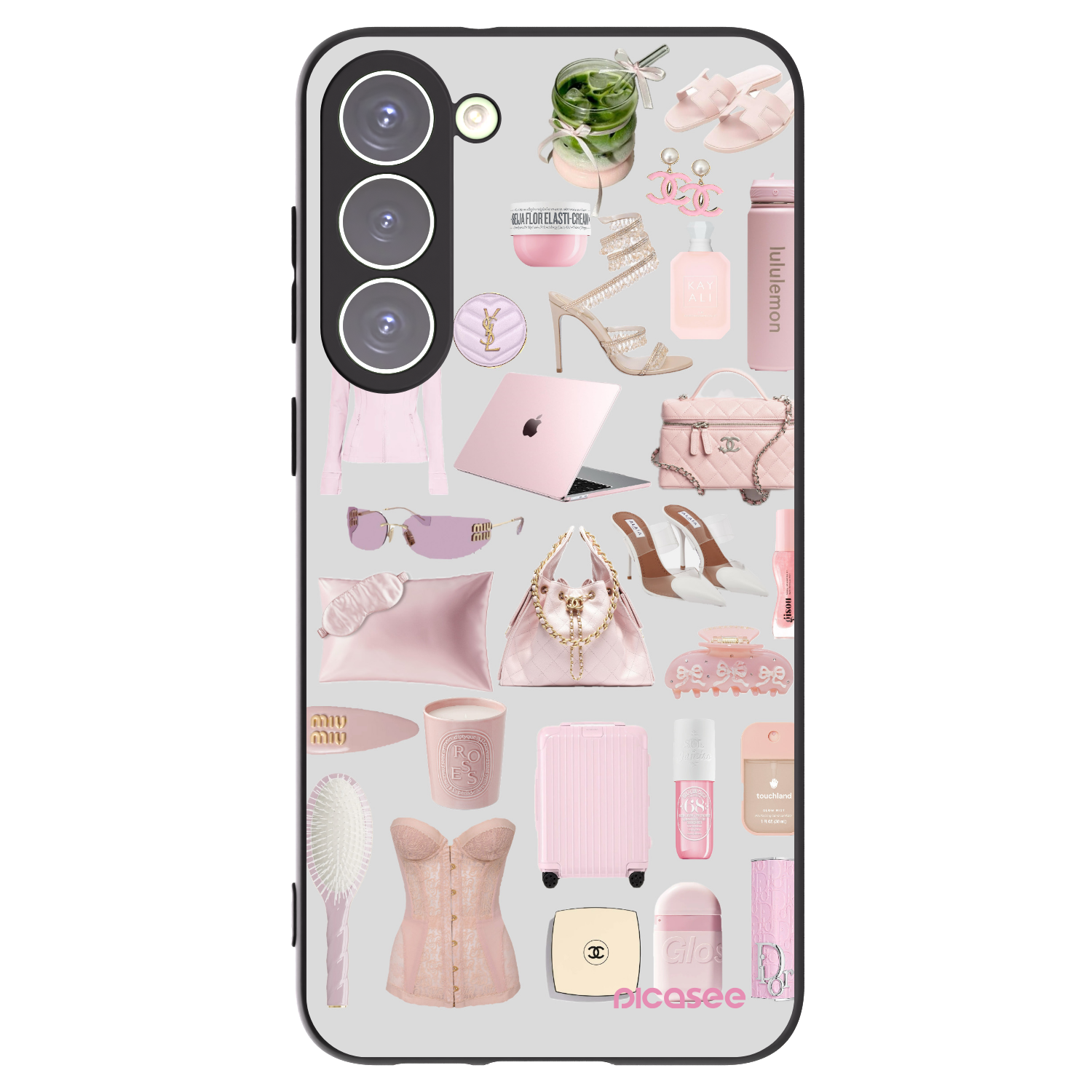 Picasee husă neagră din silicon pentru Samsung Galaxy S23+ 5G - Glam Babe