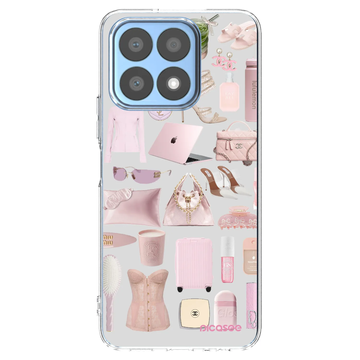 Picasee husă transparentă din silicon pentru Honor X8a - Glam Babe