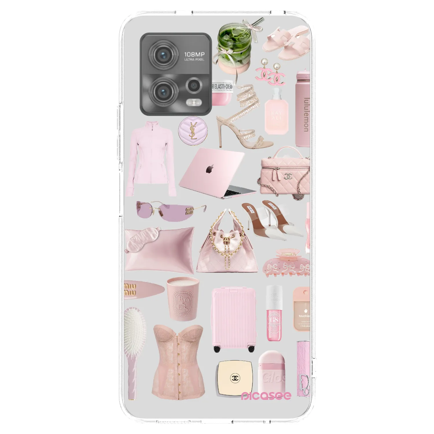 Picasee husă transparentă din silicon pentru Motorola Moto G72 - Glam Babe