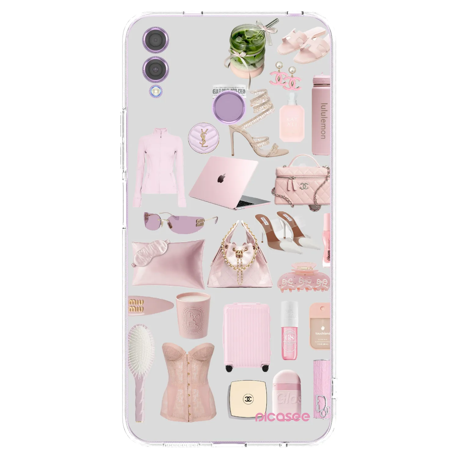 Picasee husă transparentă din silicon pentru Honor 8X - Glam Babe