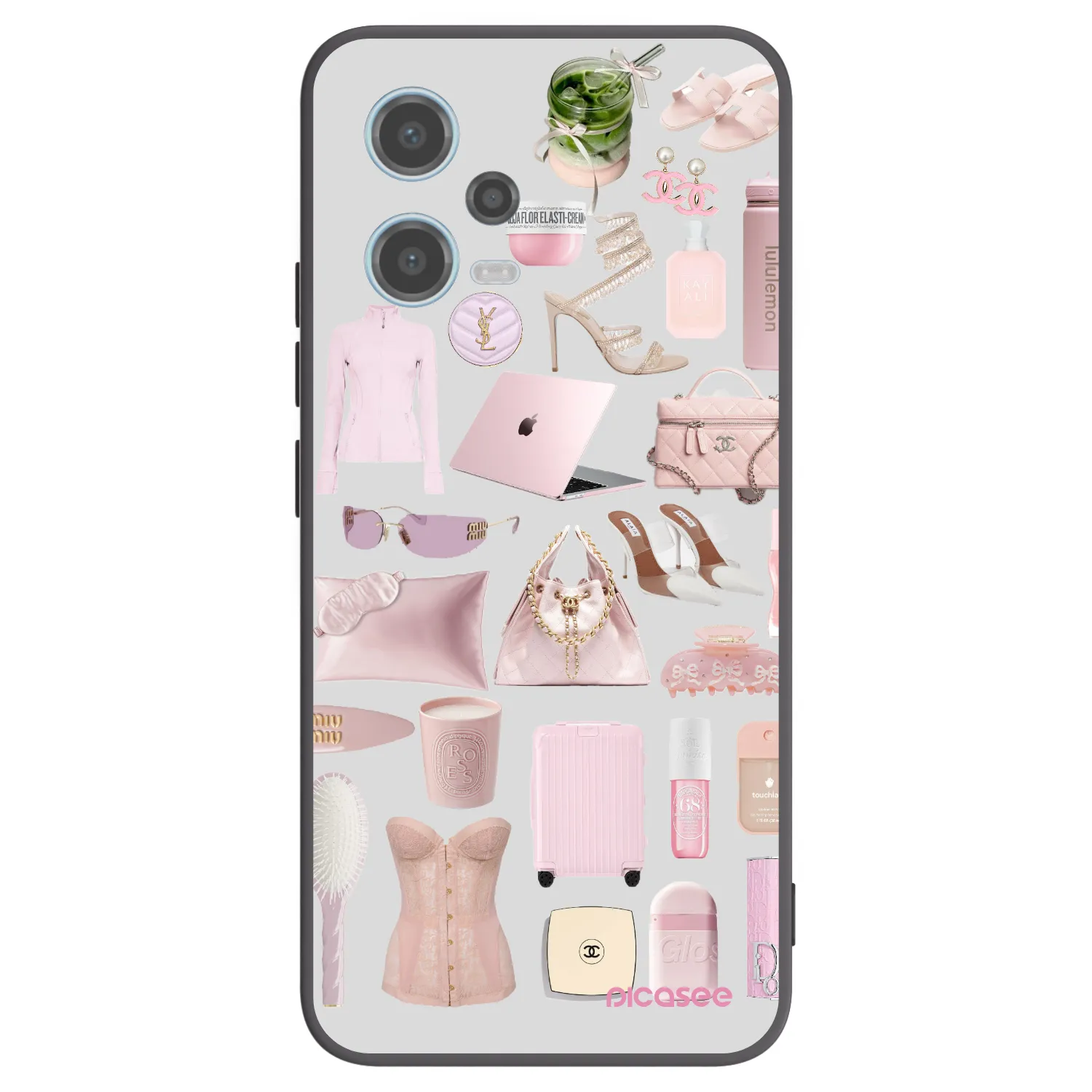 Picasee husă neagră din silicon pentru Xiaomi Redmi Note 12 5G - Glam Babe