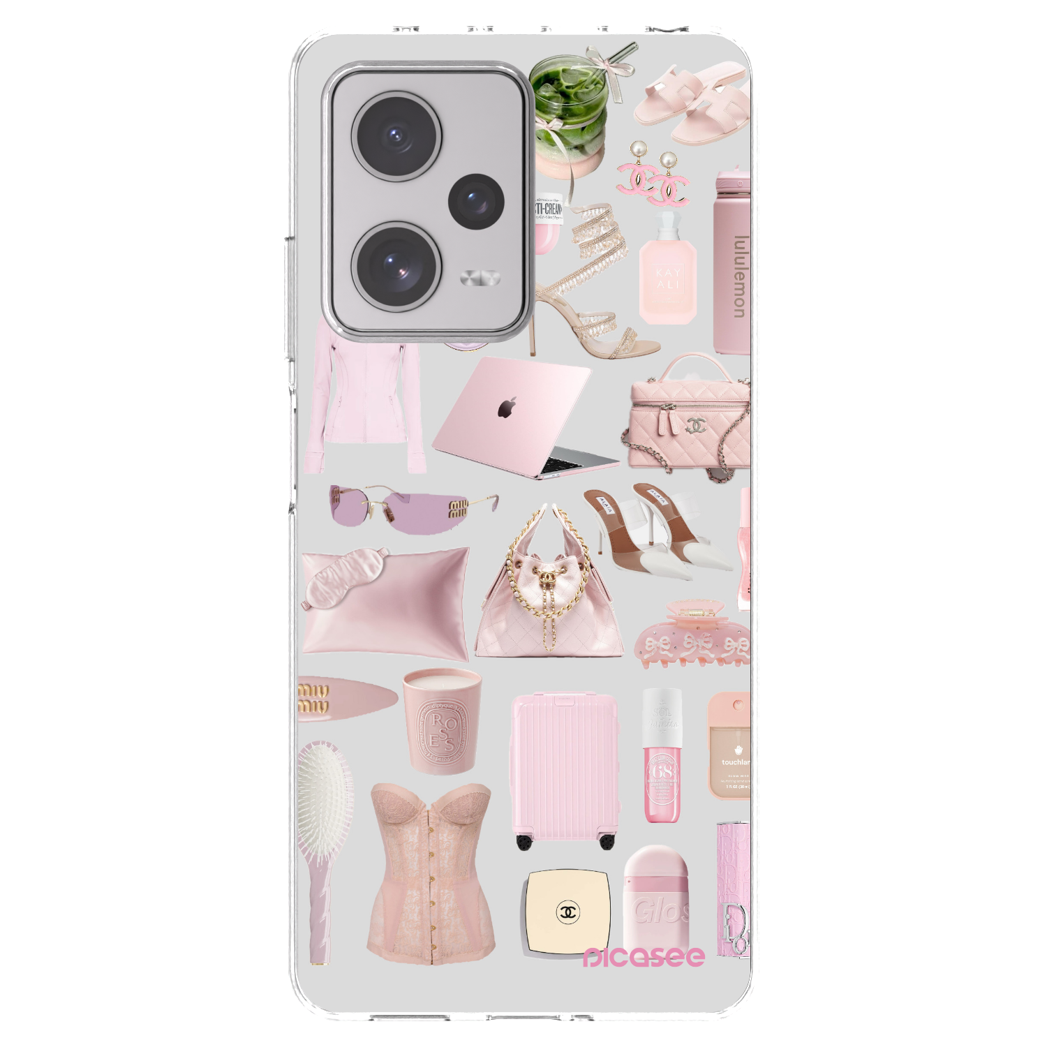 Picasee husă transparentă din silicon pentru Xiaomi Redmi Note 12 Pro+ 5G - Glam Babe