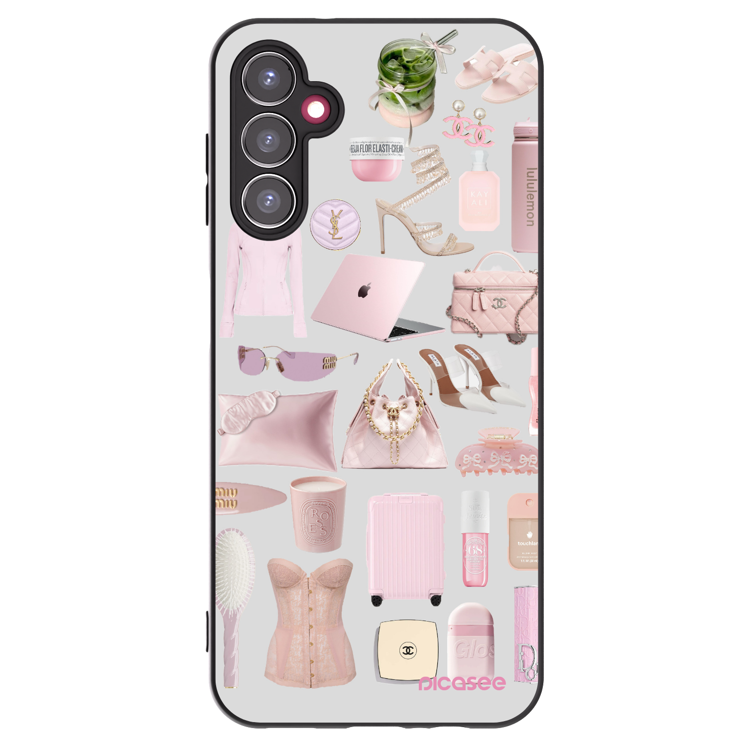 Picasee husă neagră din silicon pentru Samsung Galaxy A14 5G A146P - Glam Babe