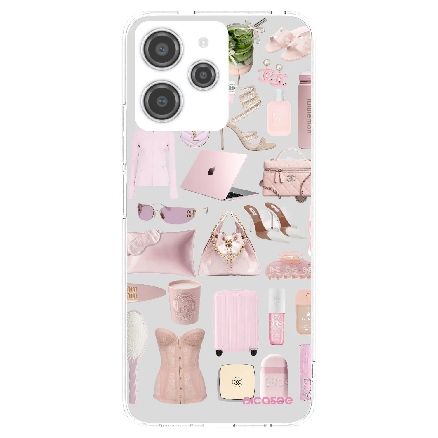 Picasee husă transparentă din silicon pentru Xiaomi Redmi 12 4G - Glam Babe