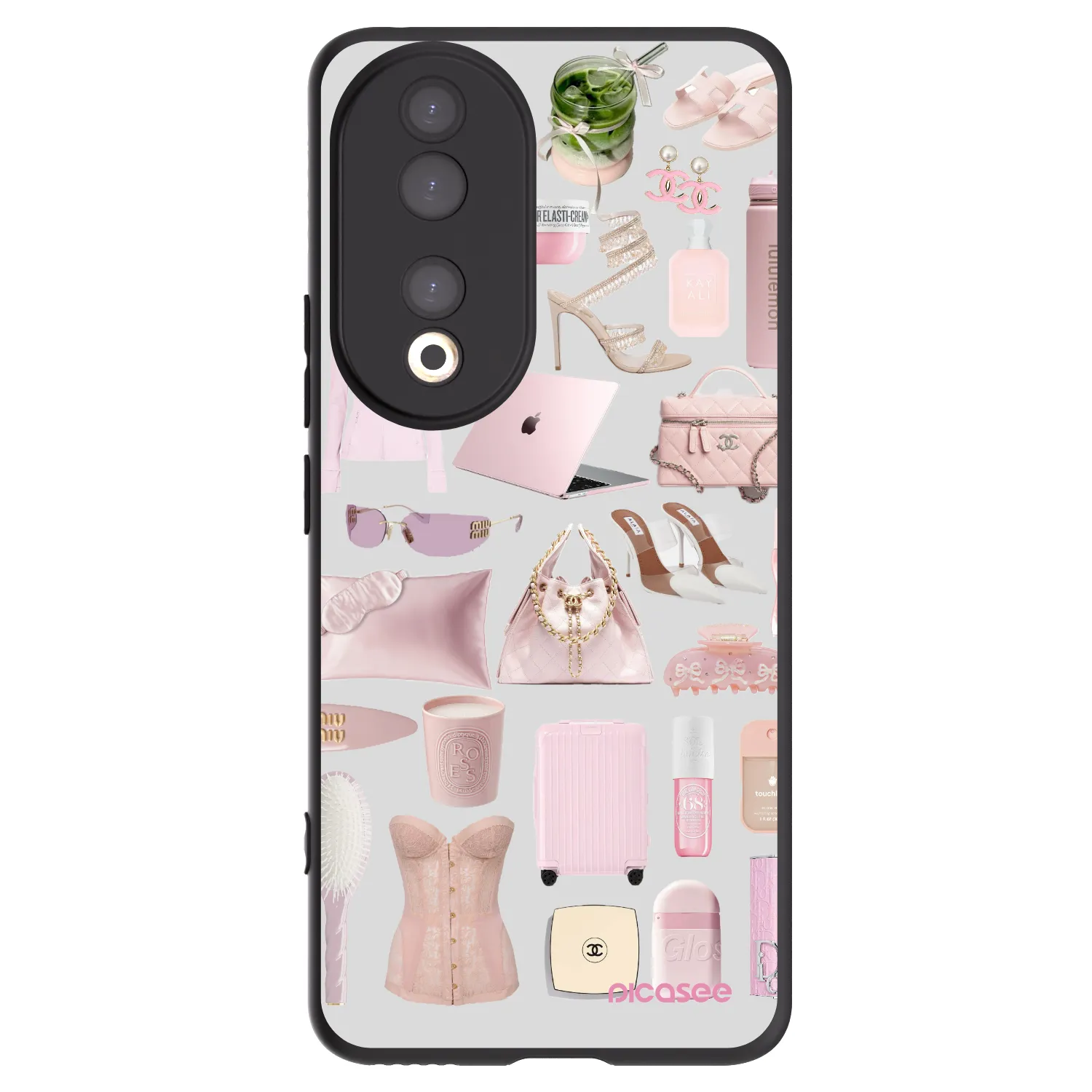 Picasee husă neagră din silicon pentru Honor 90 5G - Glam Babe