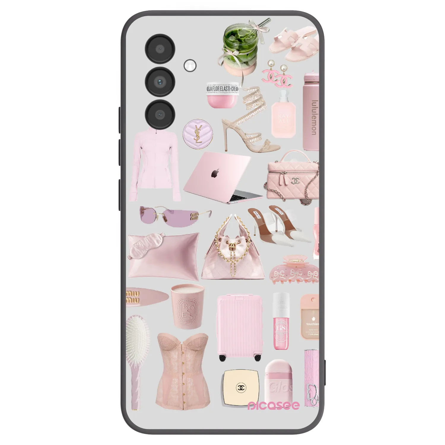 Picasee husă neagră din silicon pentru Samsung Galaxy A04s A047F - Glam Babe
