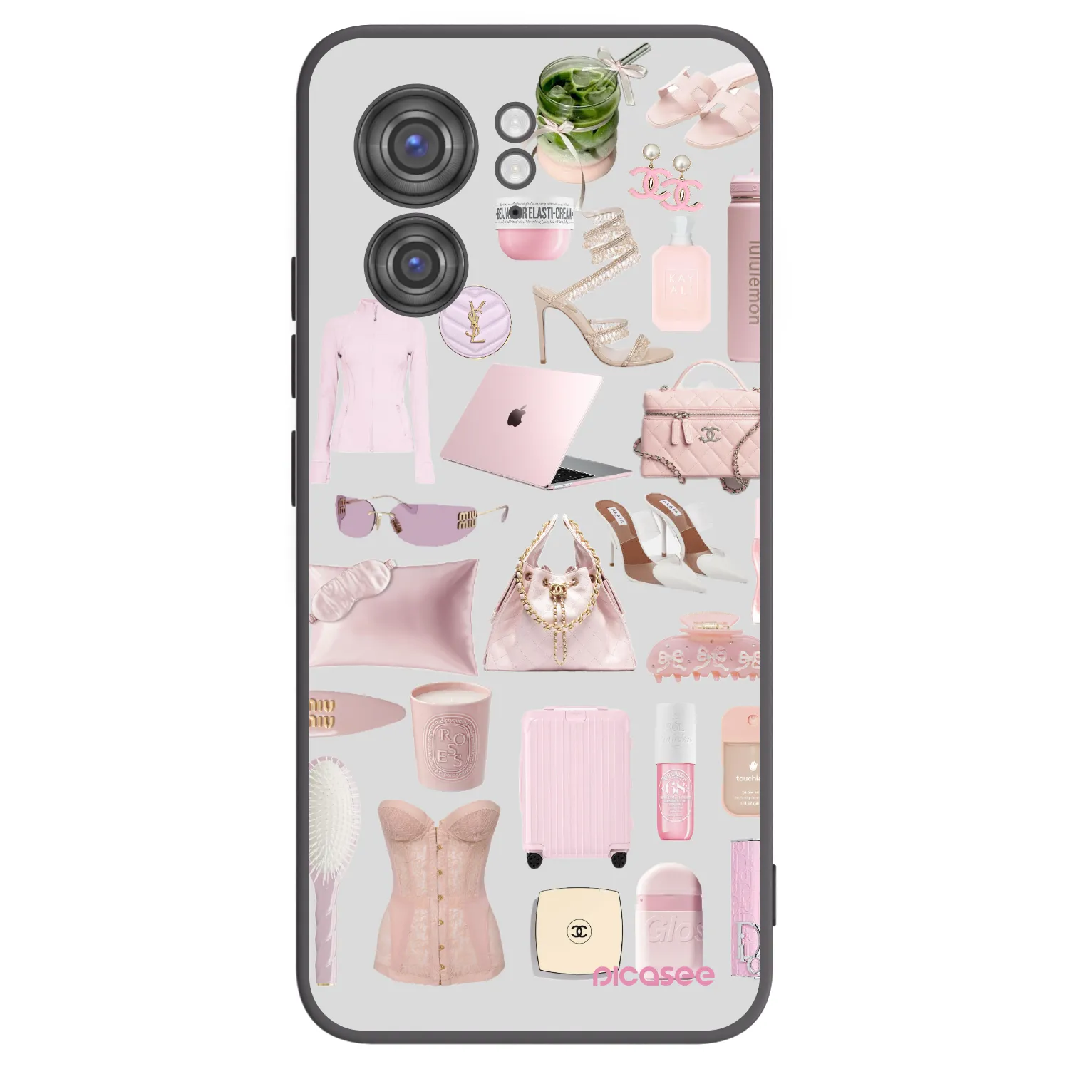 Picasee husă neagră din silicon pentru Motorola Edge 40 - Glam Babe