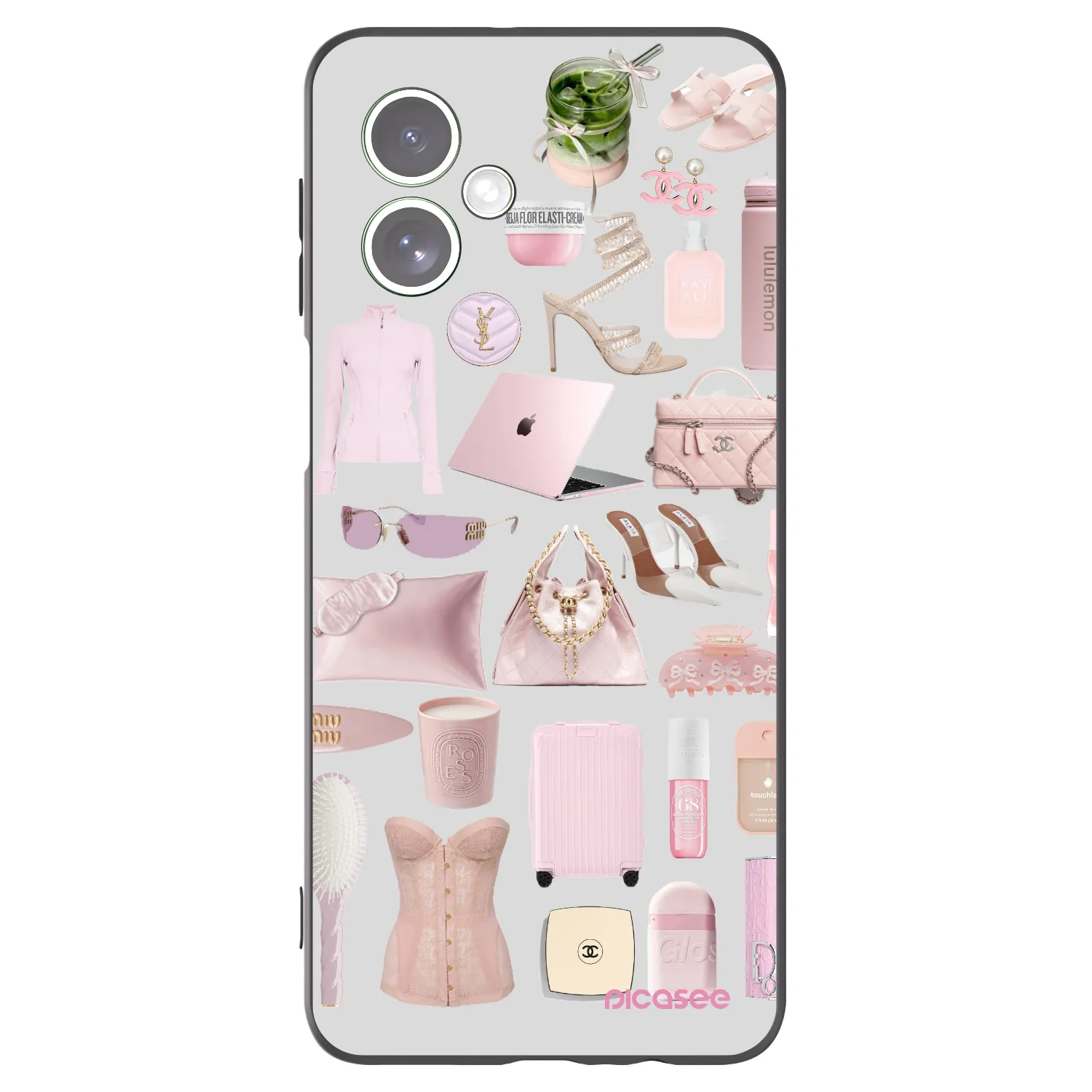 Picasee husă neagră din silicon pentru Motorola Moto G54 5G - Glam Babe