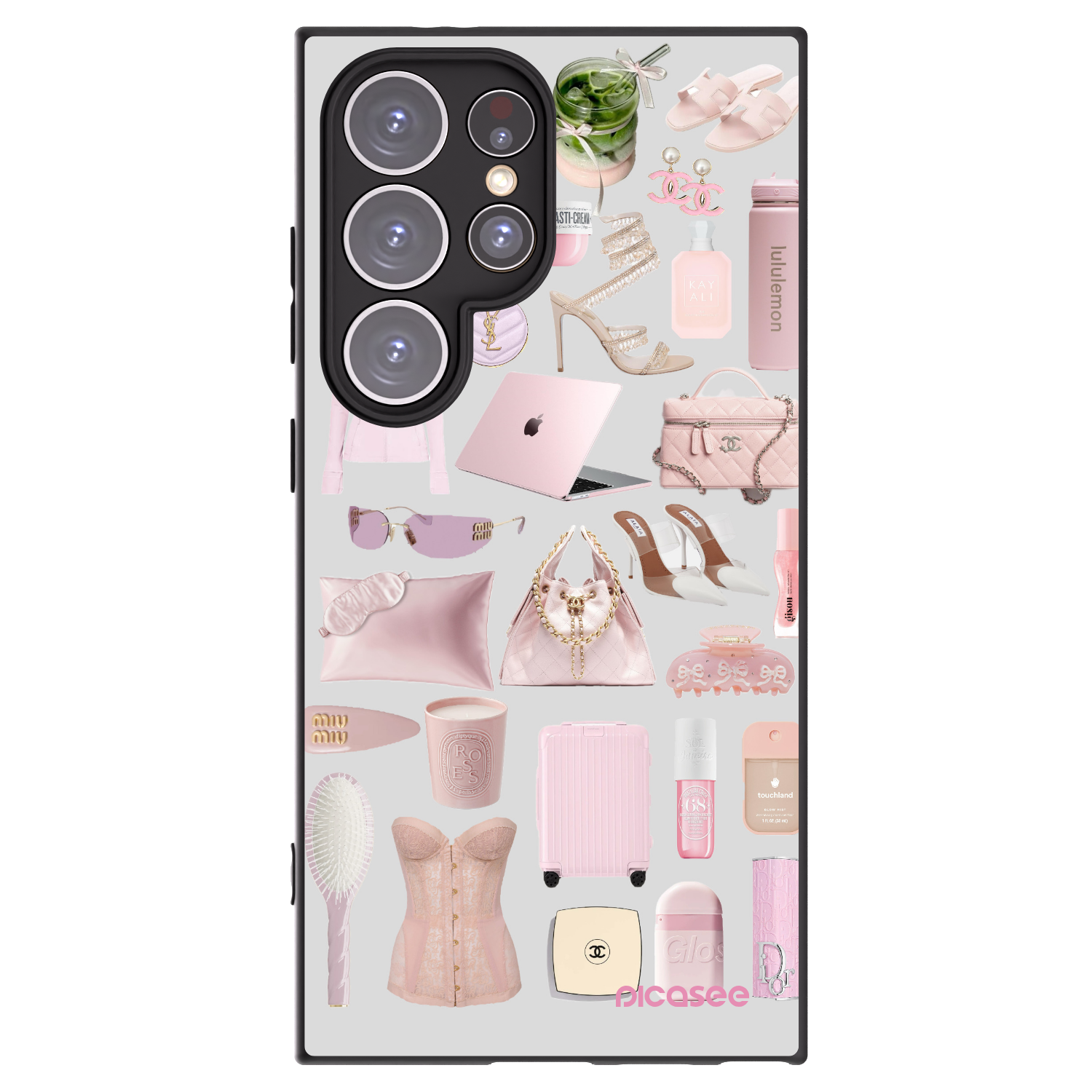 Picasee husă neagră din silicon pentru Samsung Galaxy S24 Ultra S928B 5G - Glam Babe