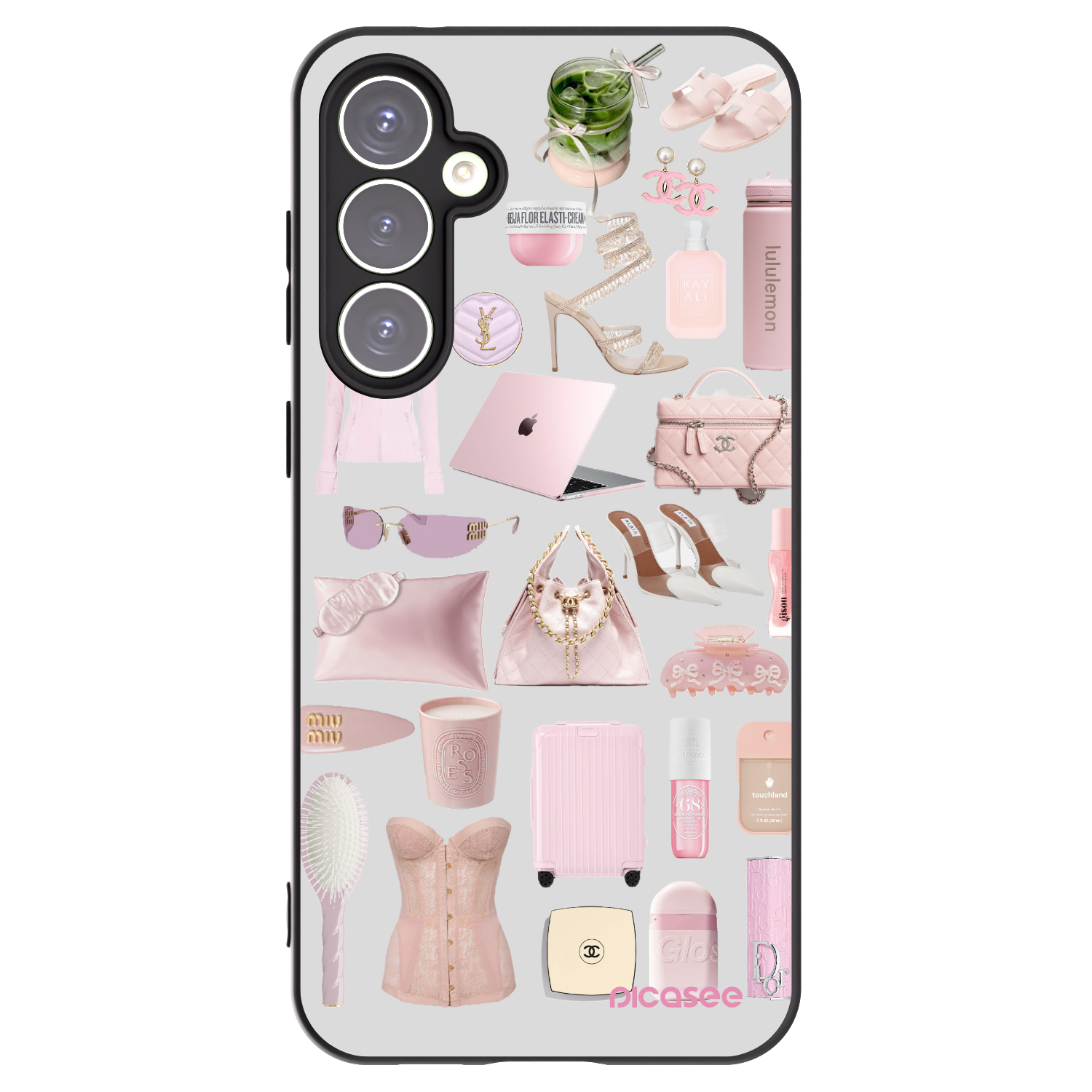 Picasee husă neagră din silicon pentru Samsung Galaxy S23 FE S711B - Glam Babe