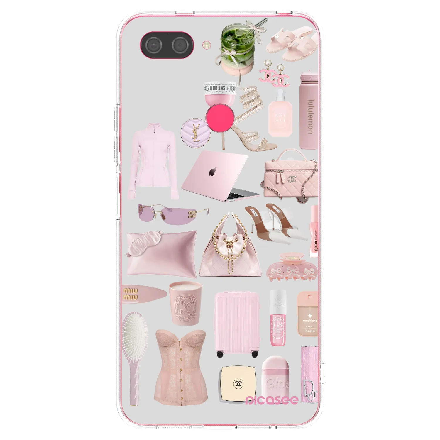 Picasee husă transparentă din silicon pentru Xiaomi Mi 8 Lite - Glam Babe