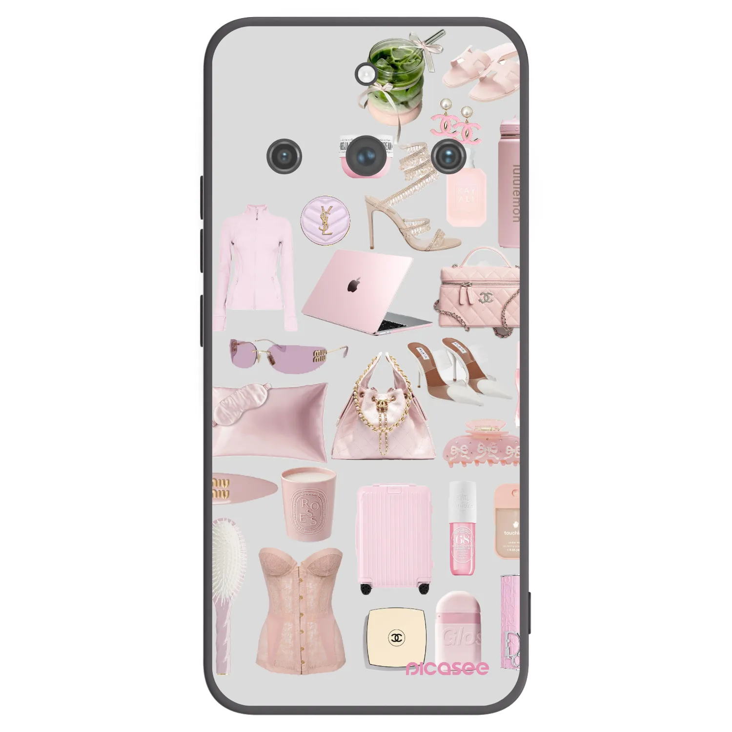 Picasee husă neagră din silicon pentru Realme 11 Pro+ - Glam Babe