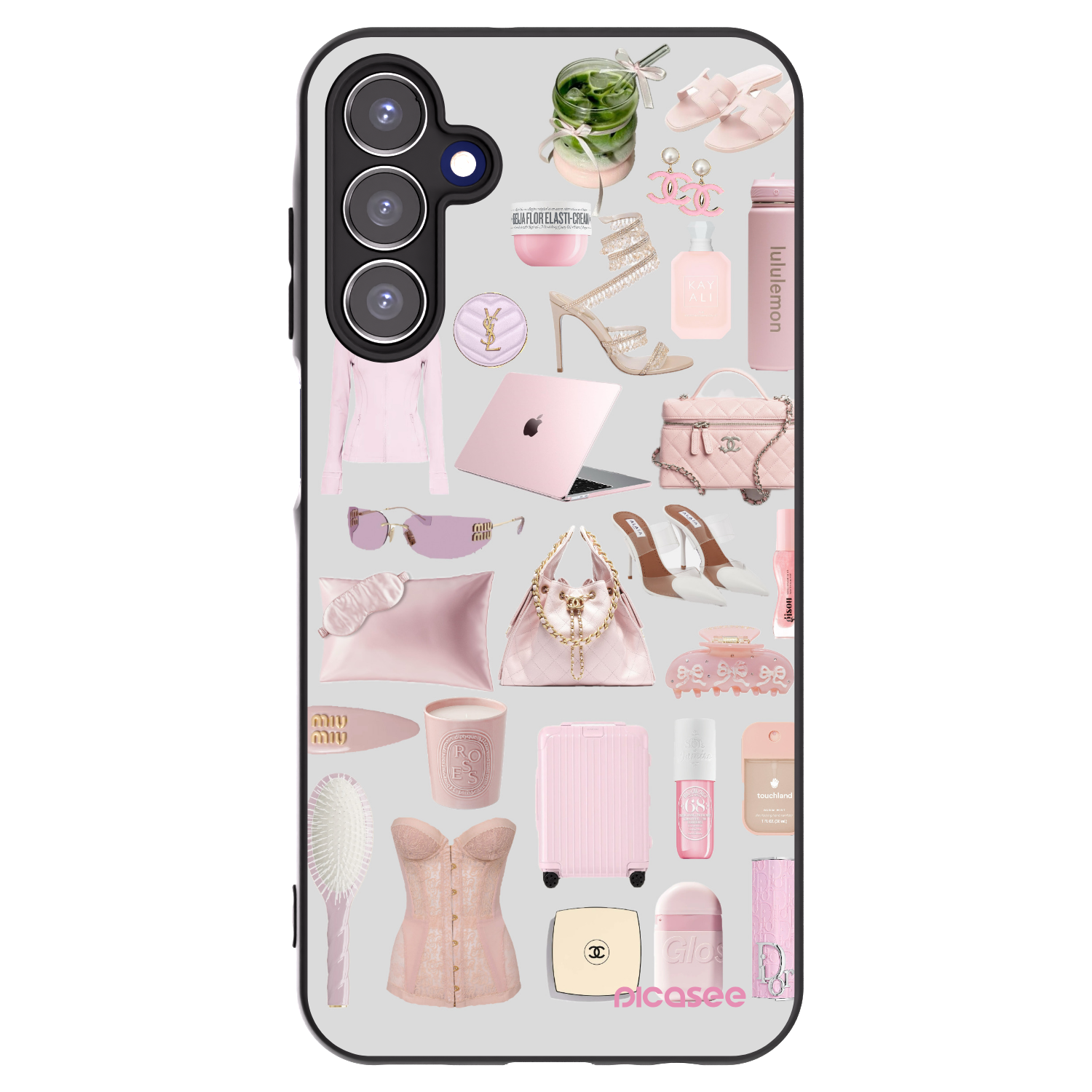 Picasee husă neagră din silicon pentru Samsung Galaxy A15 A156B 5G - Glam Babe