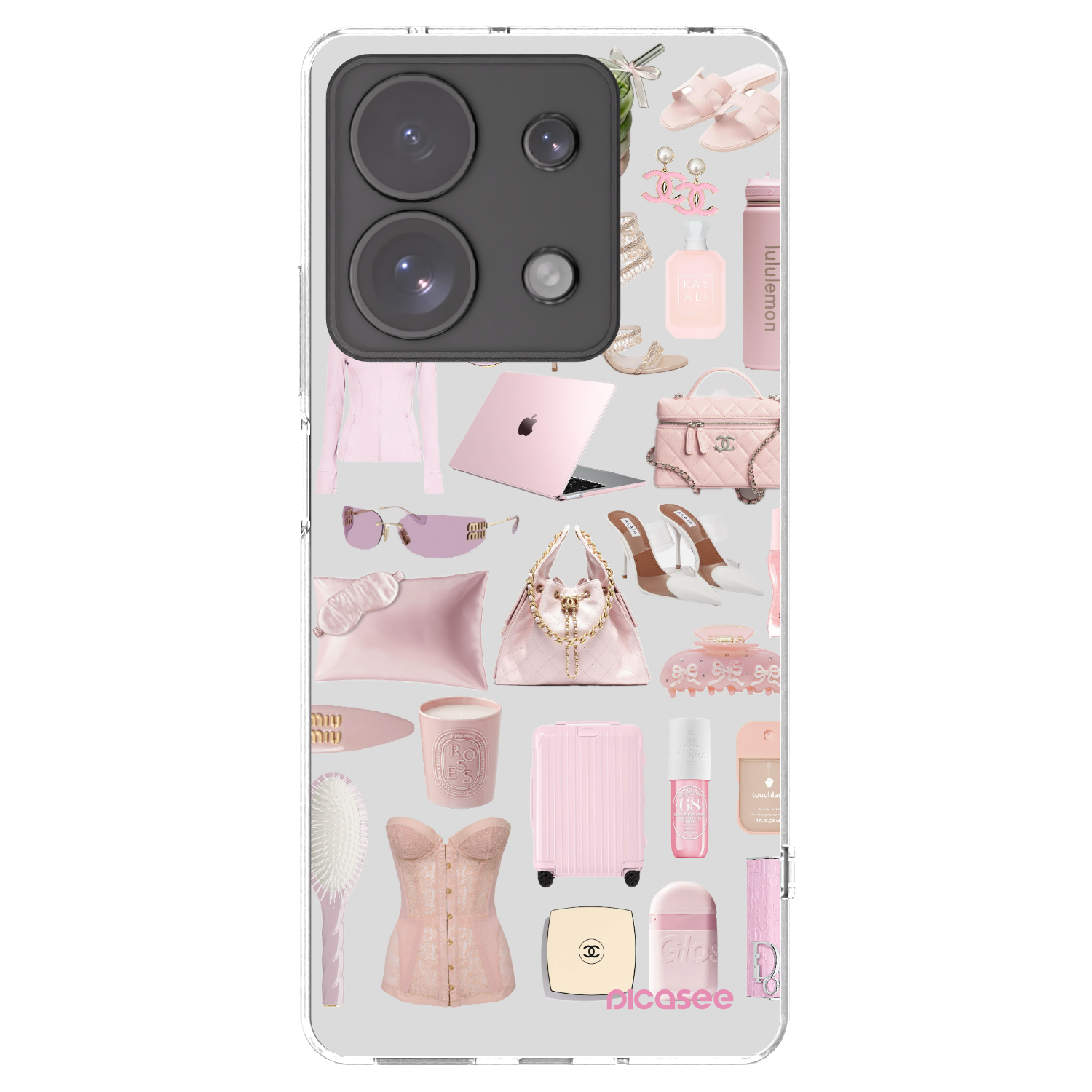 Picasee husă transparentă din silicon pentru Xiaomi Redmi Note 13 Pro 4G - Glam Babe