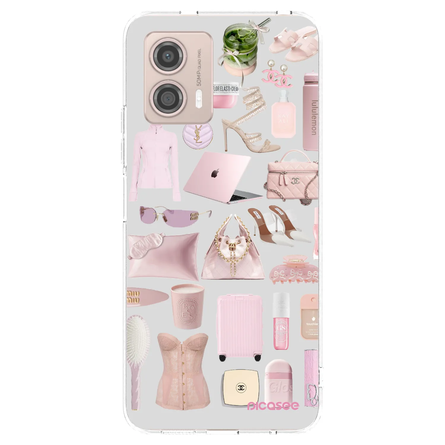 Picasee husă transparentă din silicon pentru Motorola Moto G53 5G - Glam Babe