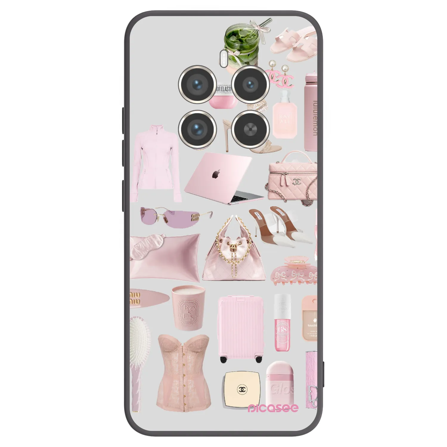 Picasee husă neagră din silicon pentru Realme 12 Pro 5G - Glam Babe