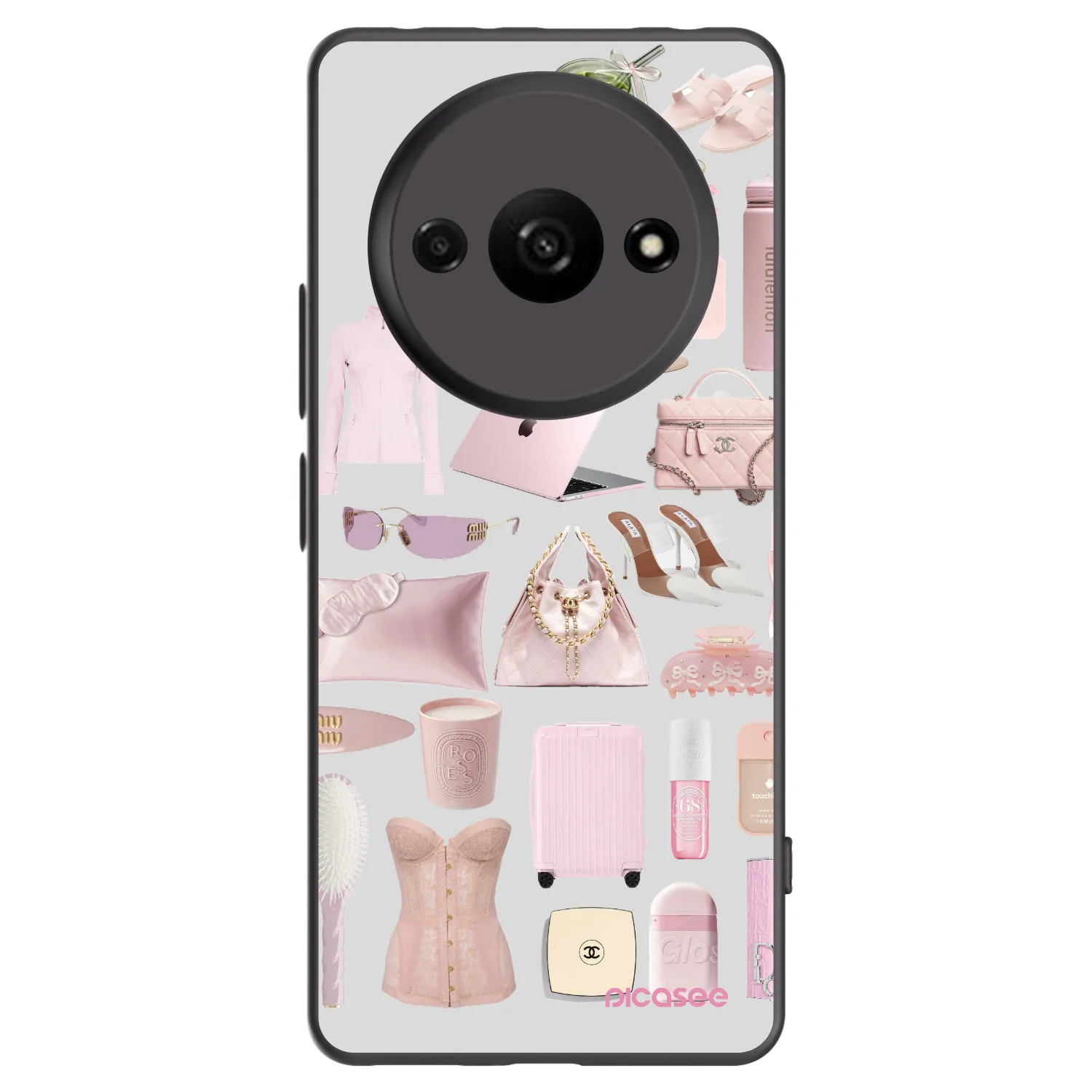 Picasee husă neagră din silicon pentru Xiaomi Redmi A3 - Glam Babe