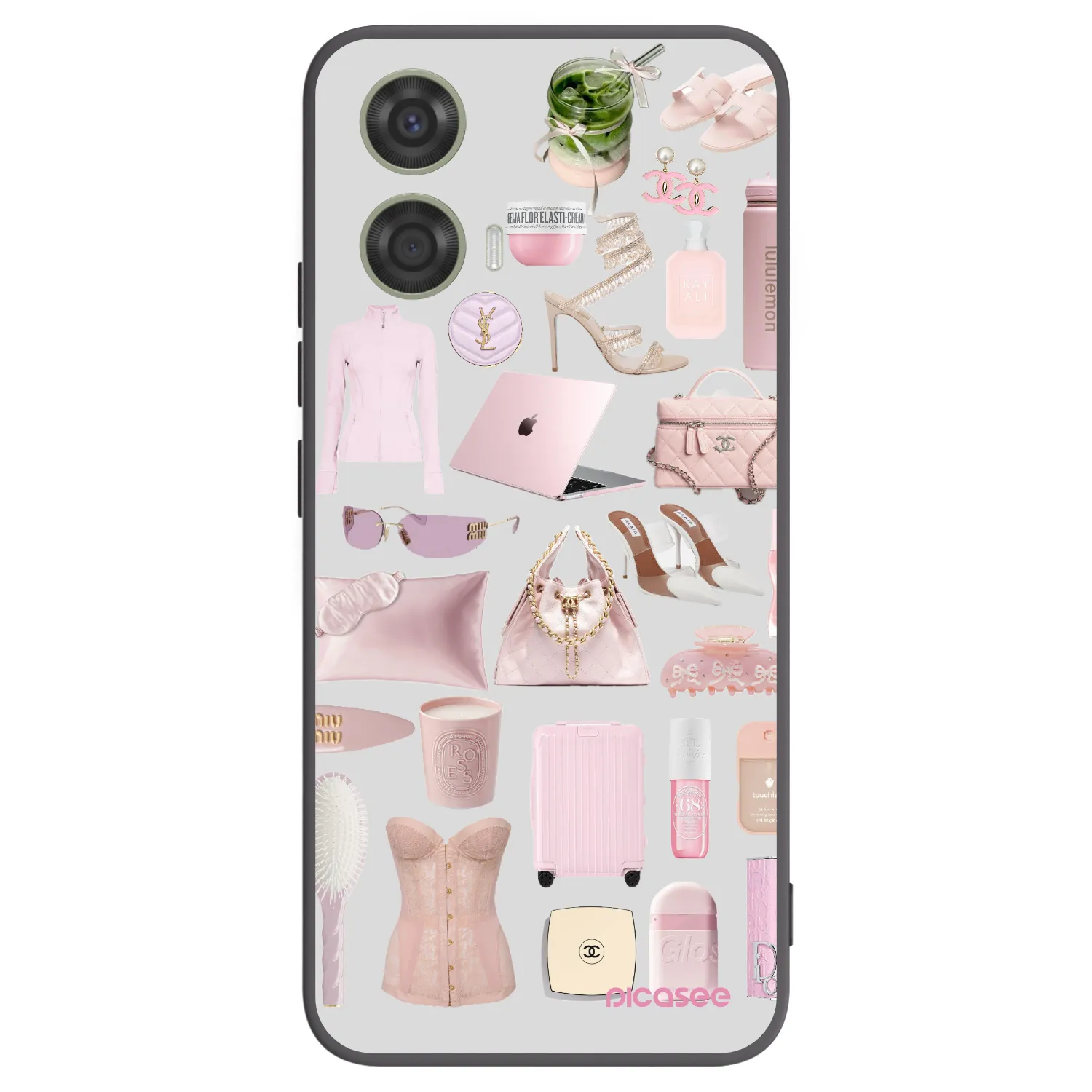 Picasee husă neagră din silicon pentru Motorola Moto G24 - Glam Babe