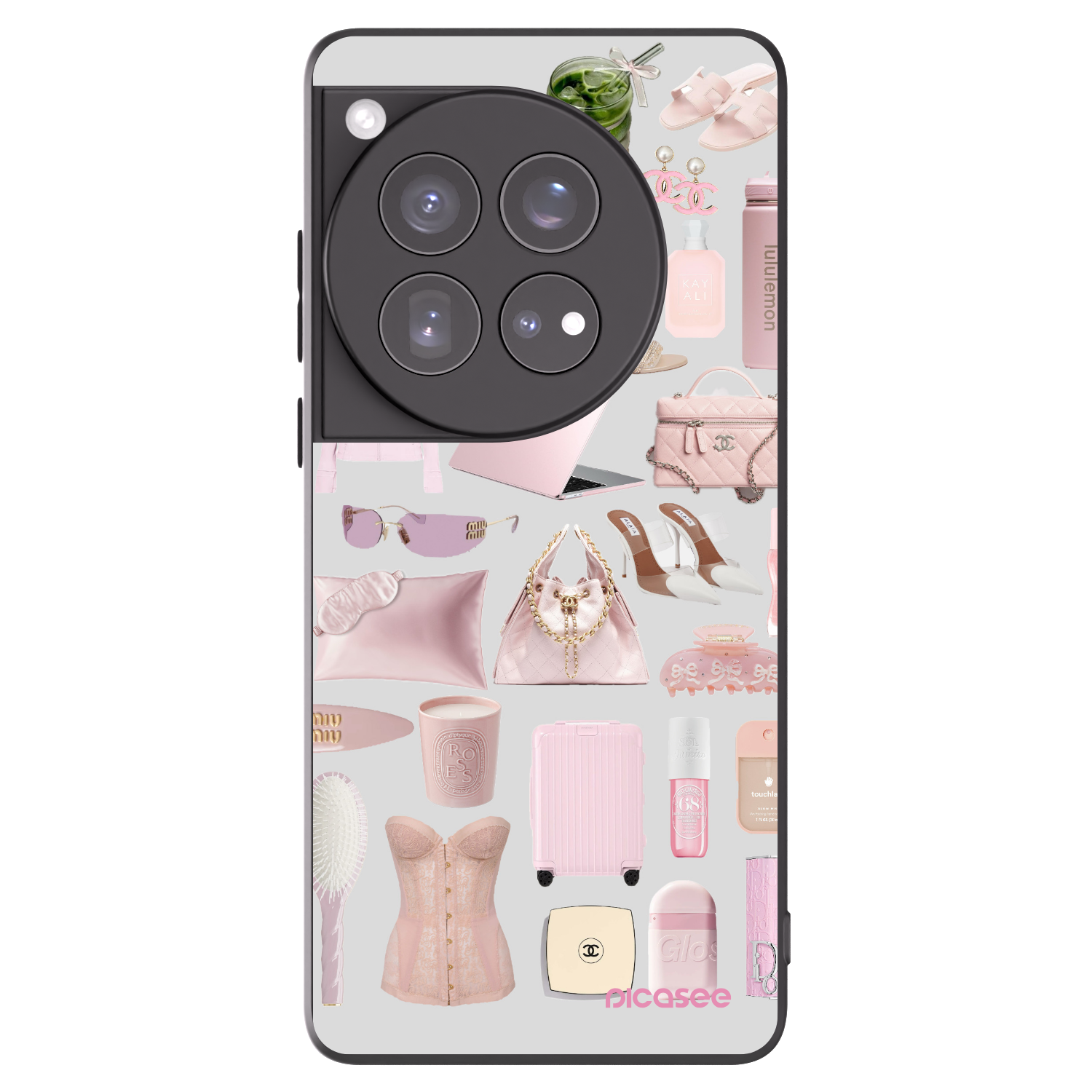 Picasee husă neagră din silicon pentru OnePlus 12 5G - Glam Babe