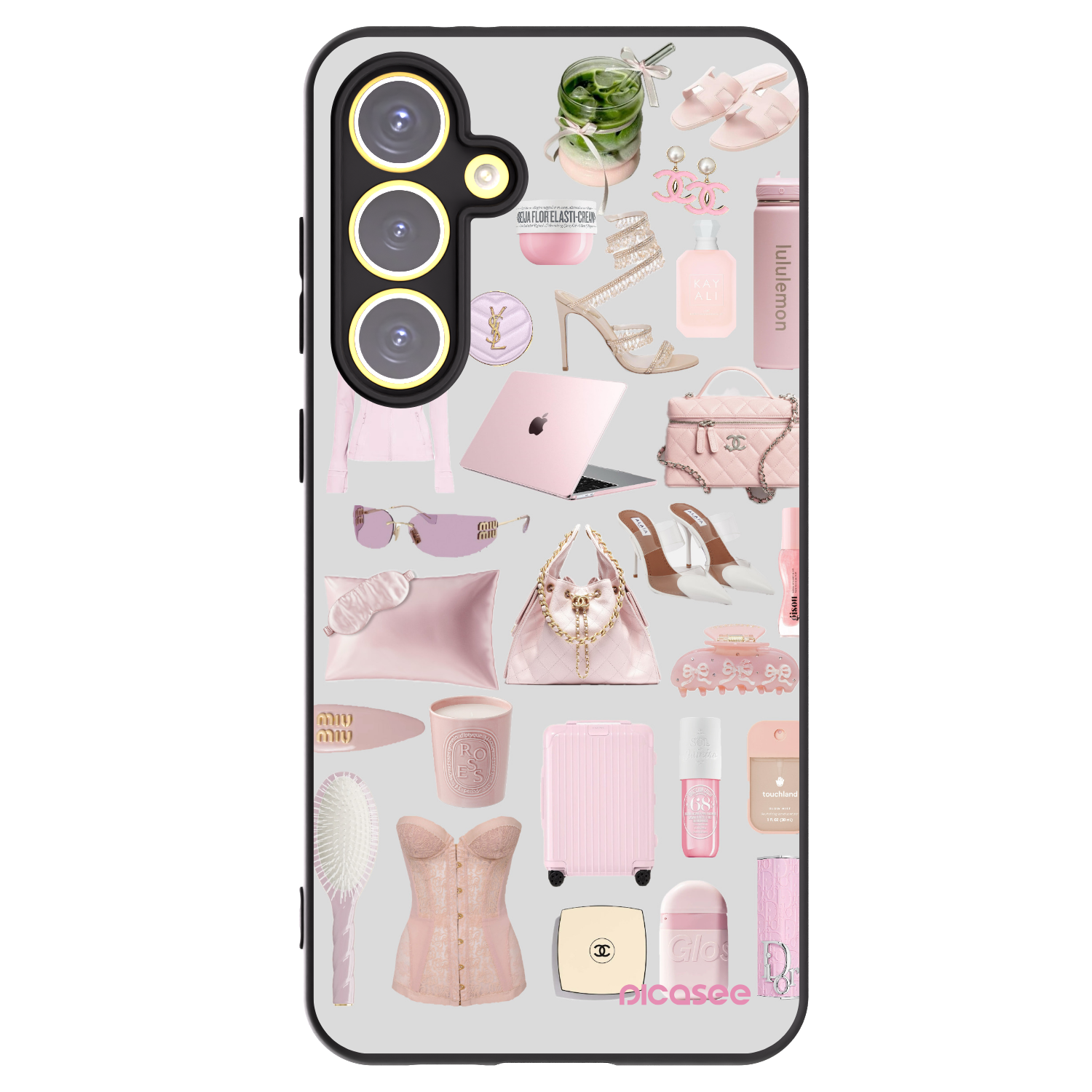Picasee husă neagră din silicon pentru Samsung Galaxy S24 FE S721B - Glam Babe