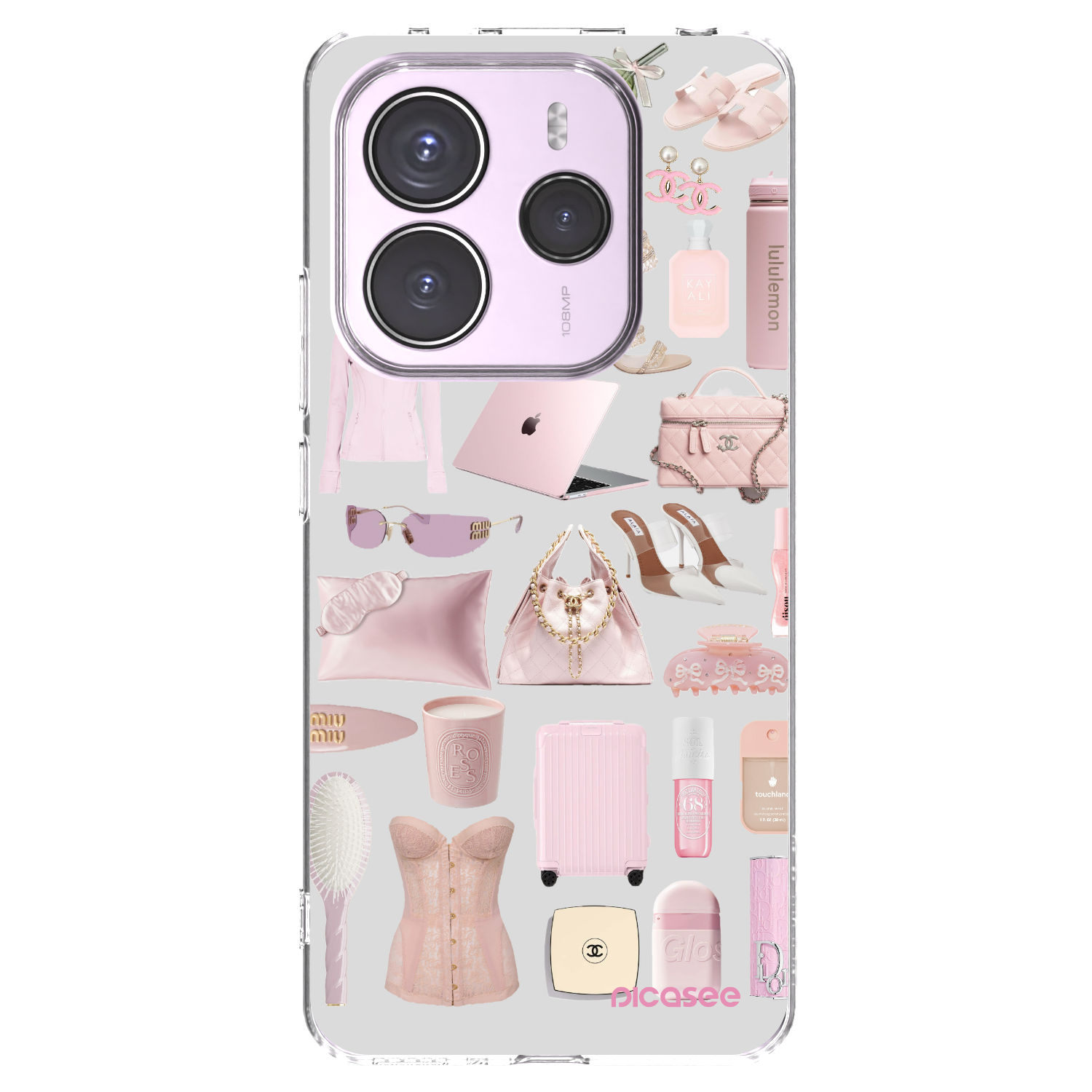 Picasee husă transparentă din silicon pentru Xiaomi Redmi Note 14 5G - Glam Babe