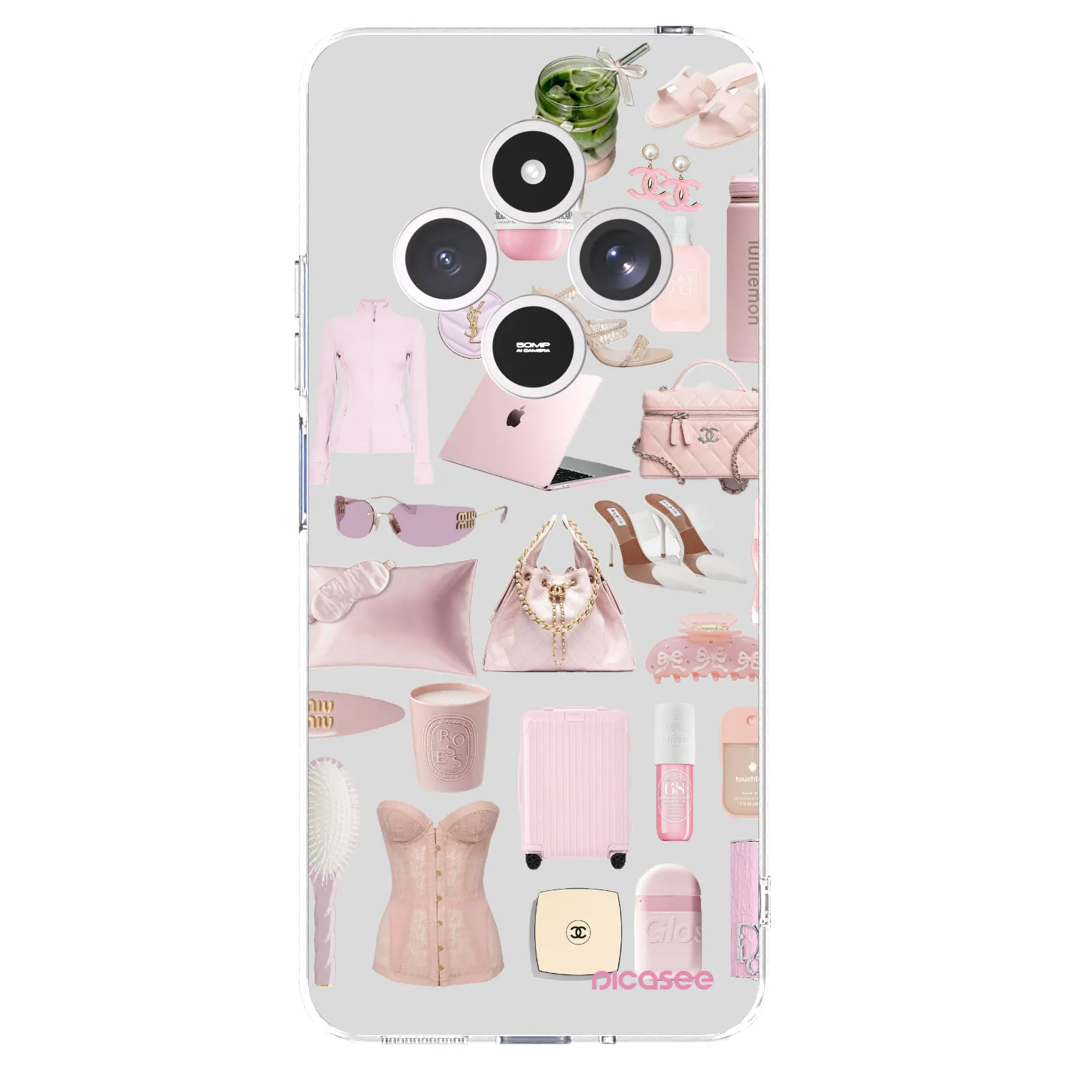 Picasee husă transparentă din silicon pentru Xiaomi Redmi 14C - Glam Babe