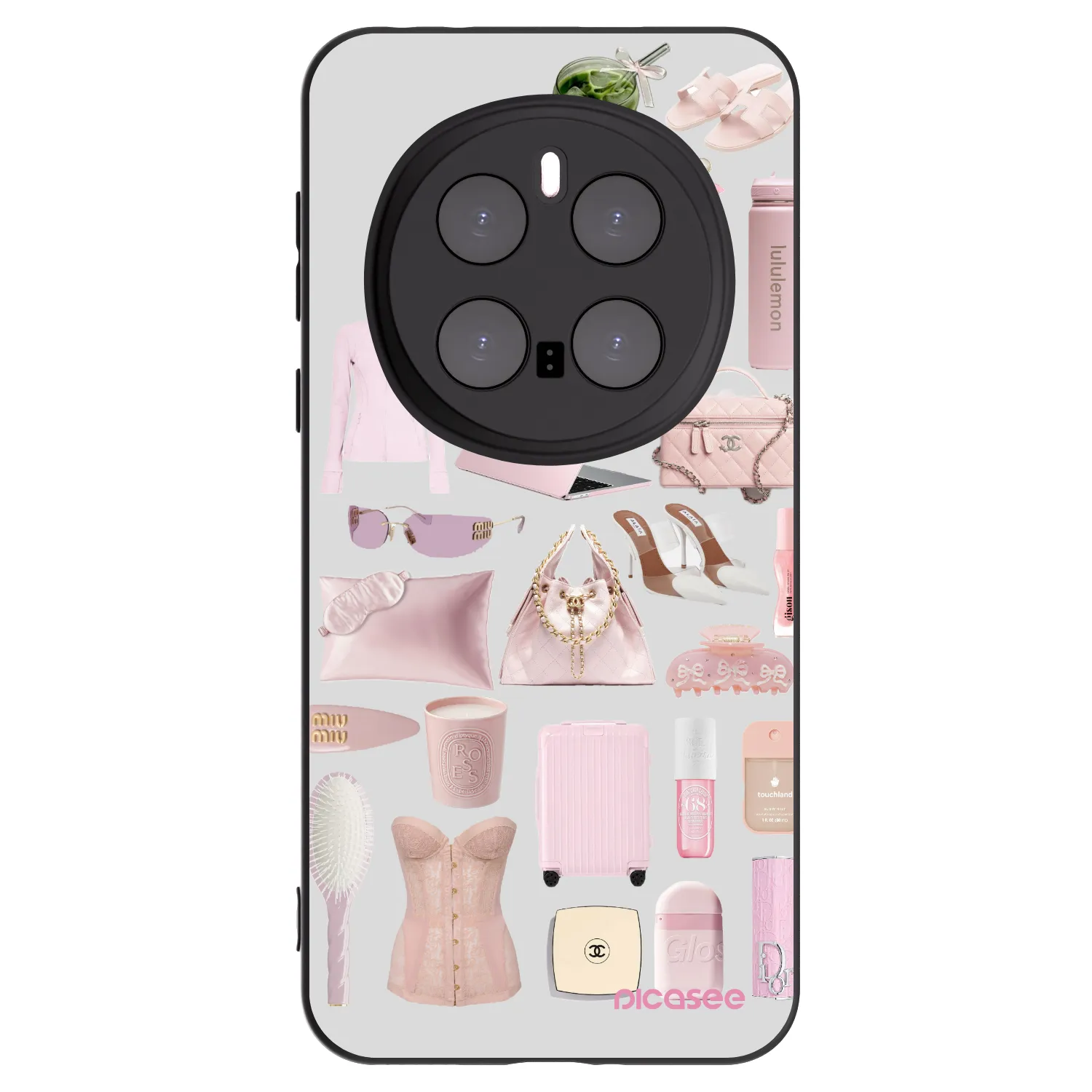 Picasee husă neagră din silicon pentru Honor Magic7 Pro 5G - Glam Babe
