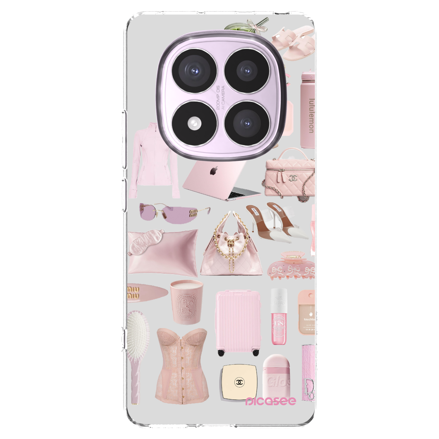 Picasee husă transparentă din silicon pentru Xiaomi Redmi Note 14 Pro 4G - Glam Babe