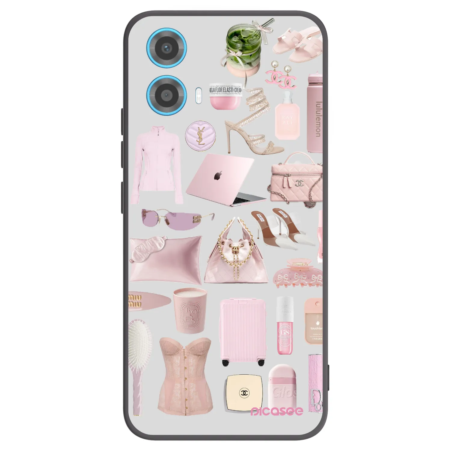 Picasee husă neagră din silicon pentru Motorola Moto G34 5G - Glam Babe