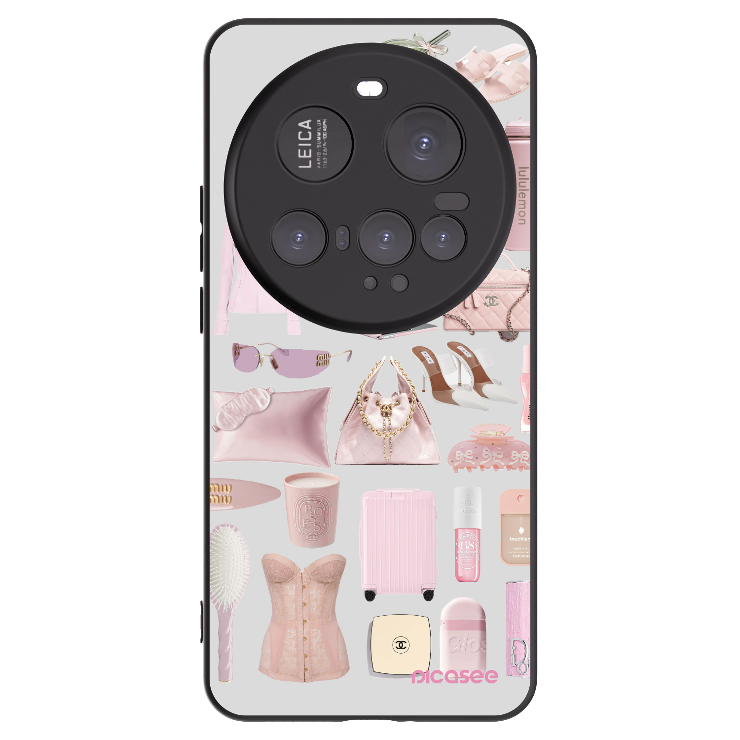 Picasee husă neagră din silicon pentru Xiaomi 15 Ultra - Glam Babe