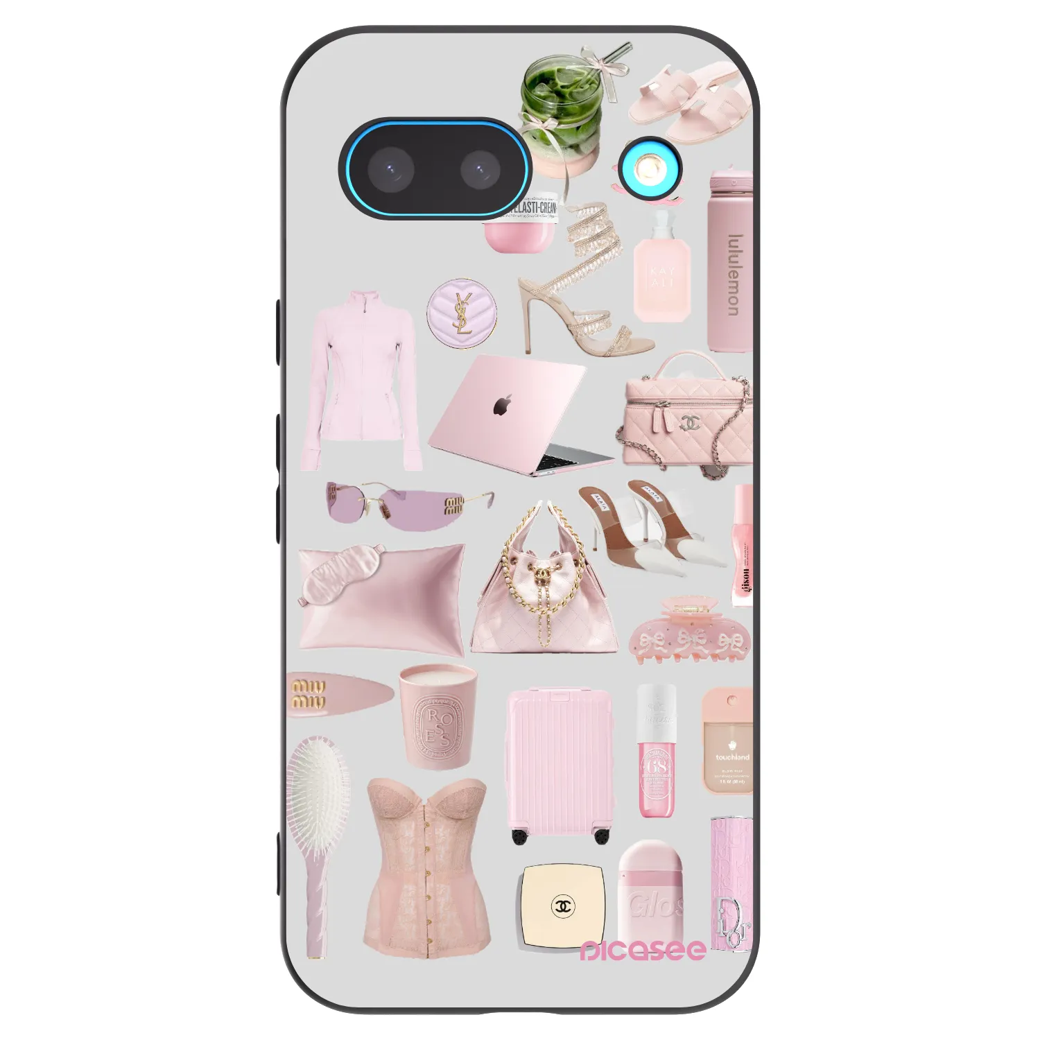 Picasee husă neagră din silicon pentru Google Pixel 8a - Glam Babe