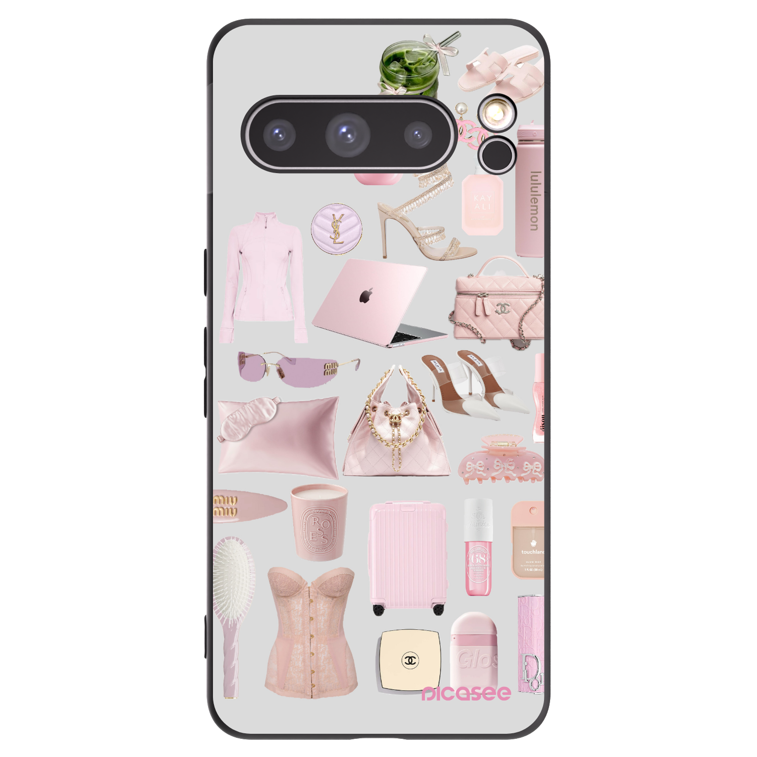 Picasee husă neagră din silicon pentru Google Pixel 8 Pro - Glam Babe