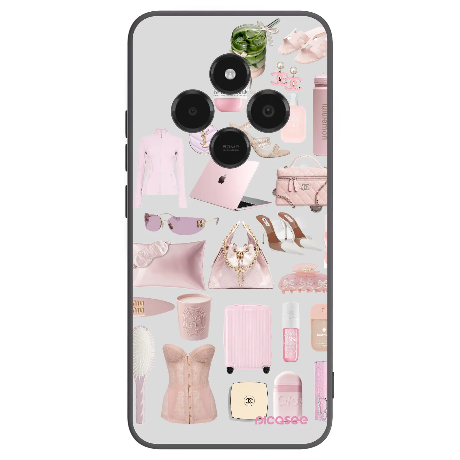 Picasee husă neagră din silicon pentru Xiaomi Poco C75 - Glam Babe