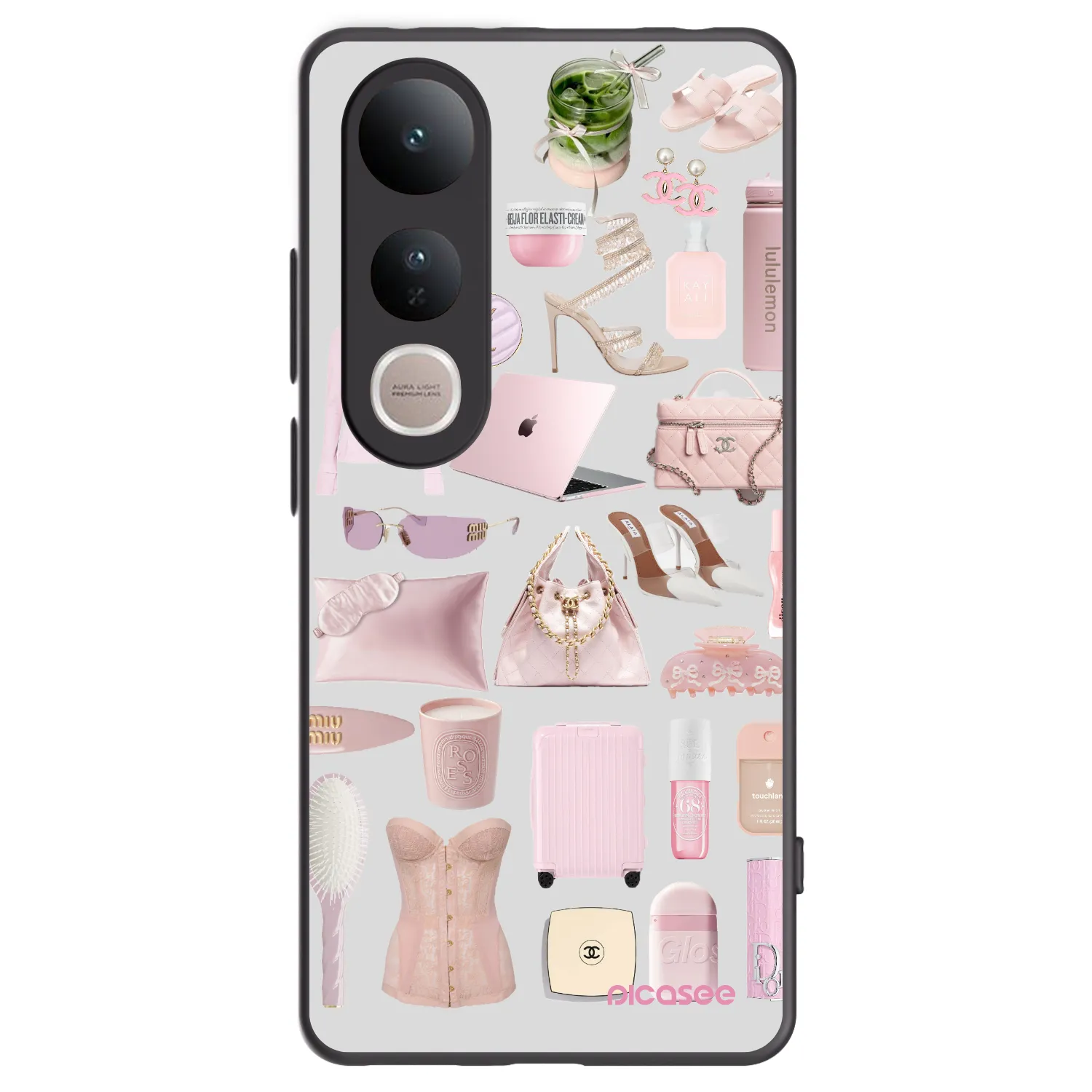 Picasee husă neagră din silicon pentru Vivo V50 Lite 5G - Glam Babe