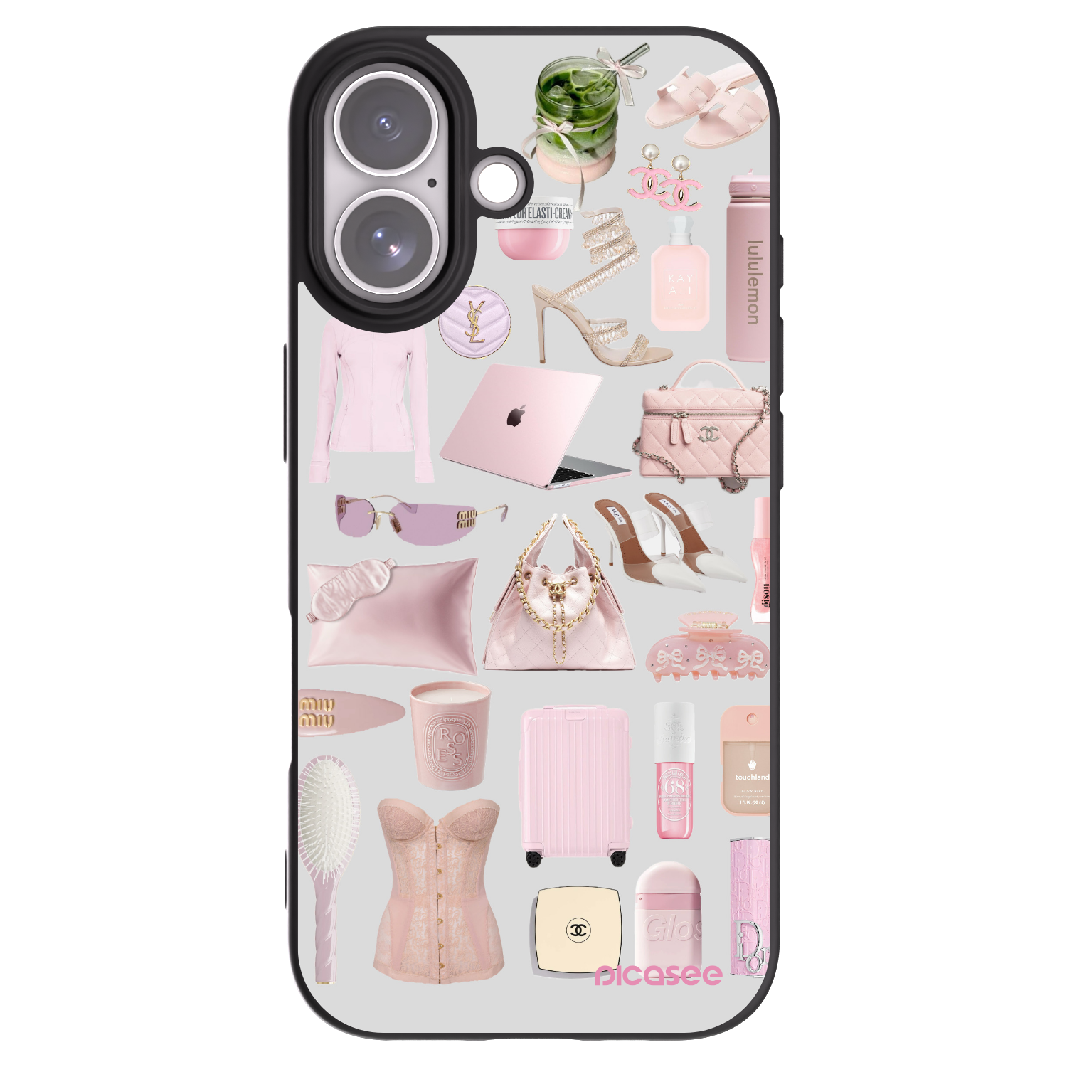 Picasee husă neagră din silicon pentru Apple iPhone 17 - Glam Babe
