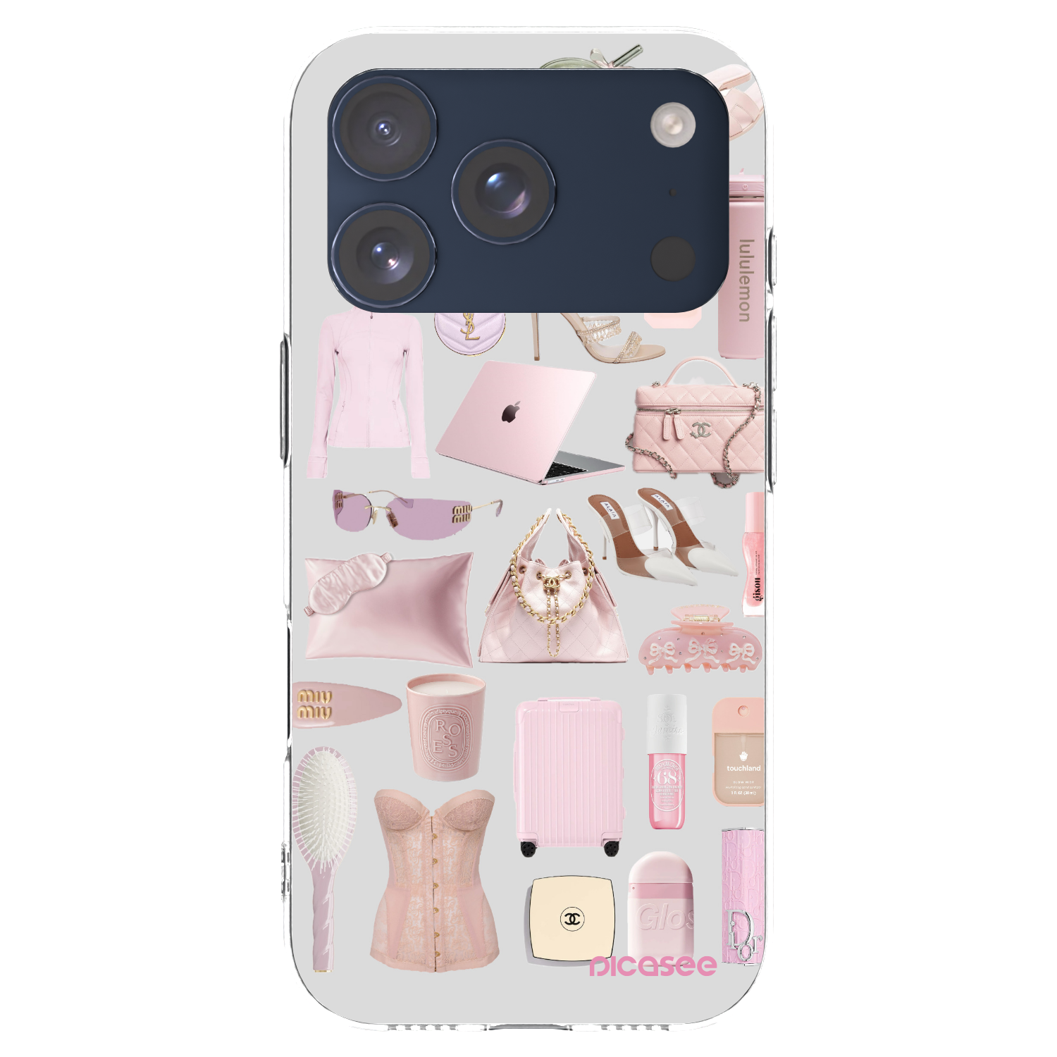 Picasee husă transparentă din silicon pentru Apple iPhone 17 Pro - Glam Babe