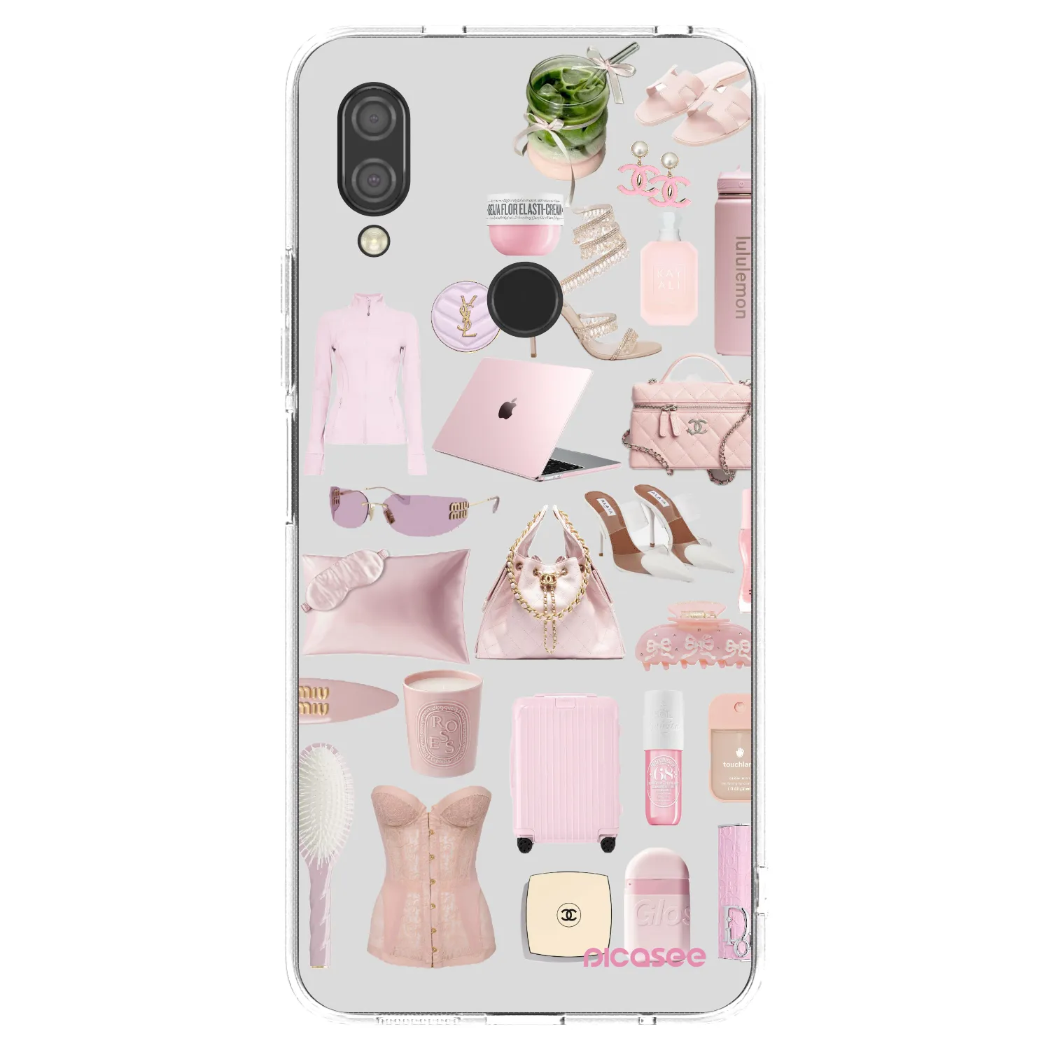 Picasee husă transparentă din silicon pentru Xiaomi Redmi 7 - Glam Babe