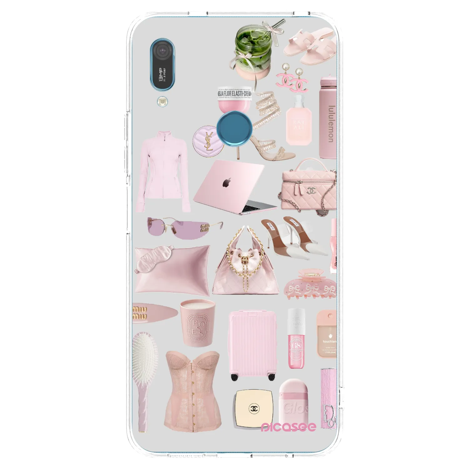 Picasee husă transparentă din silicon pentru Huawei Y6 2019 - Glam Babe