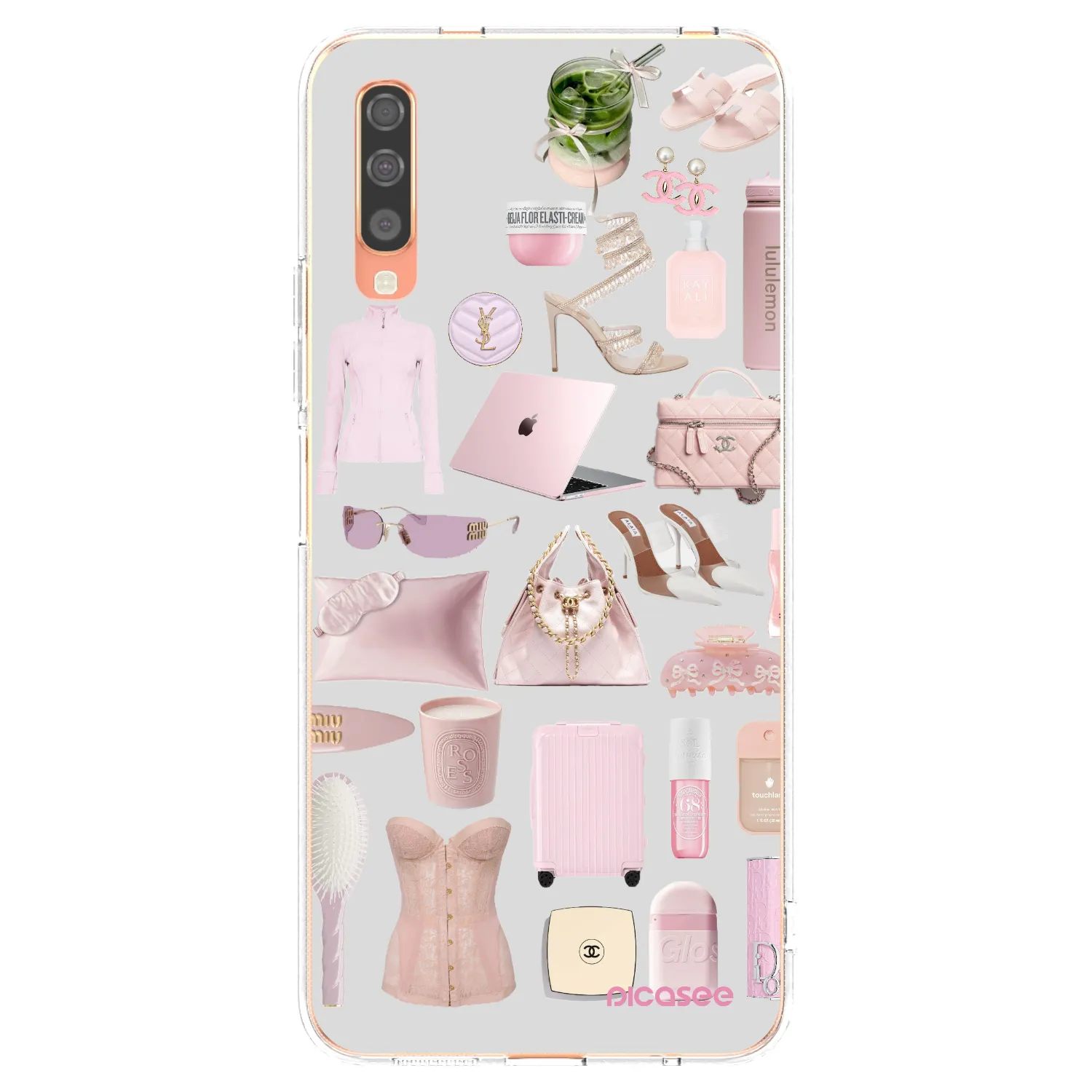 Picasee husă transparentă din silicon pentru Samsung Galaxy A70 A705F - Glam Babe