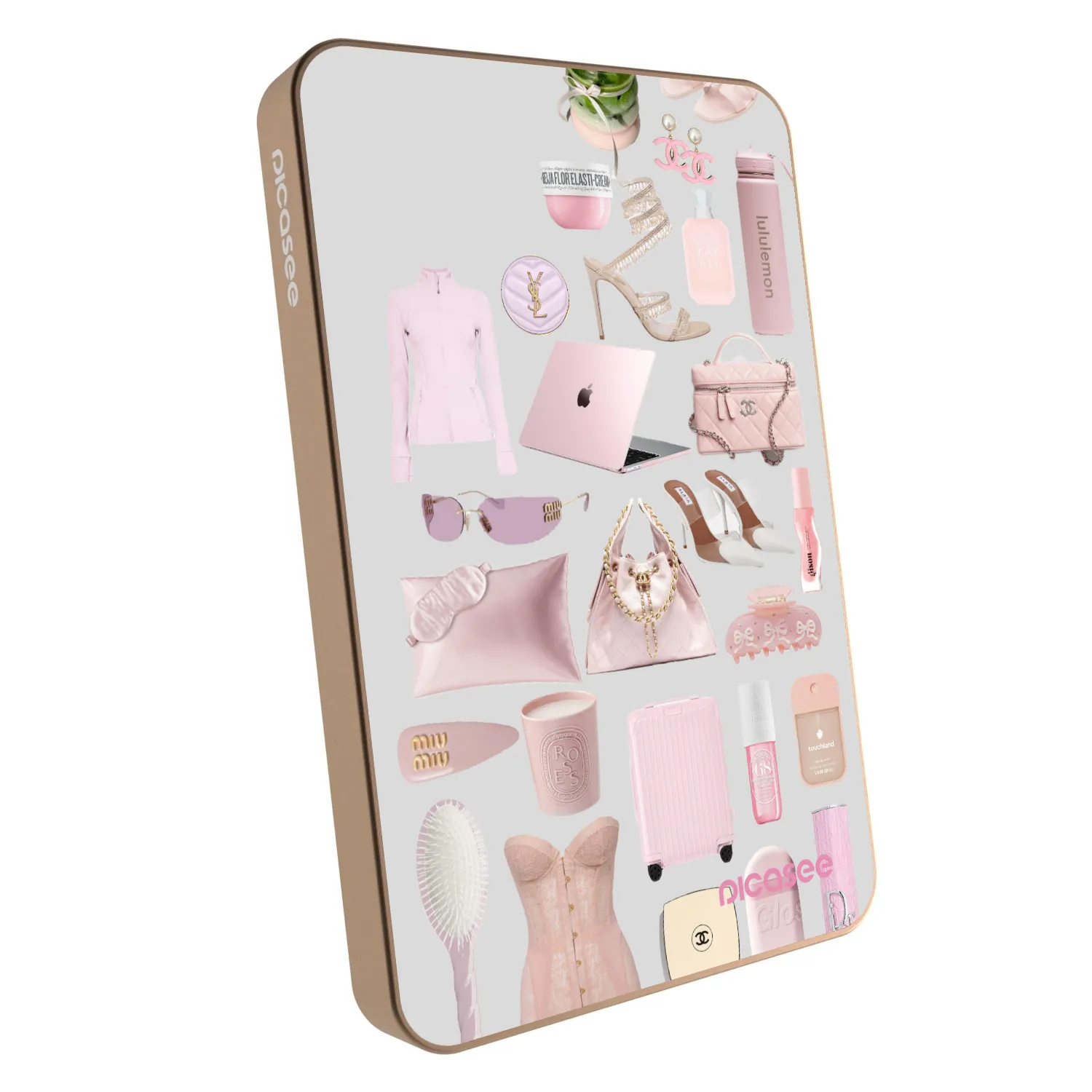 Picasee Powerbank cu MagSafe 5 000 mAh De aur - Glam Babe