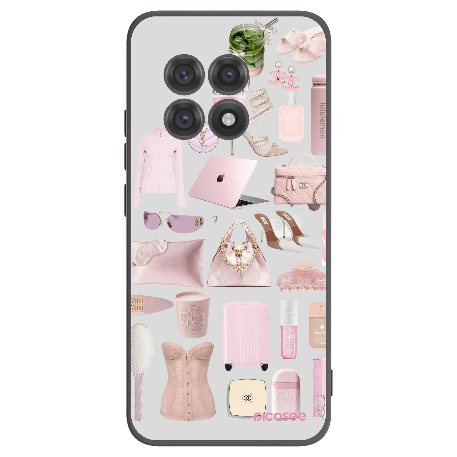 Picasee husă neagră din silicon pentru OnePlus 13R 5G - Glam Babe