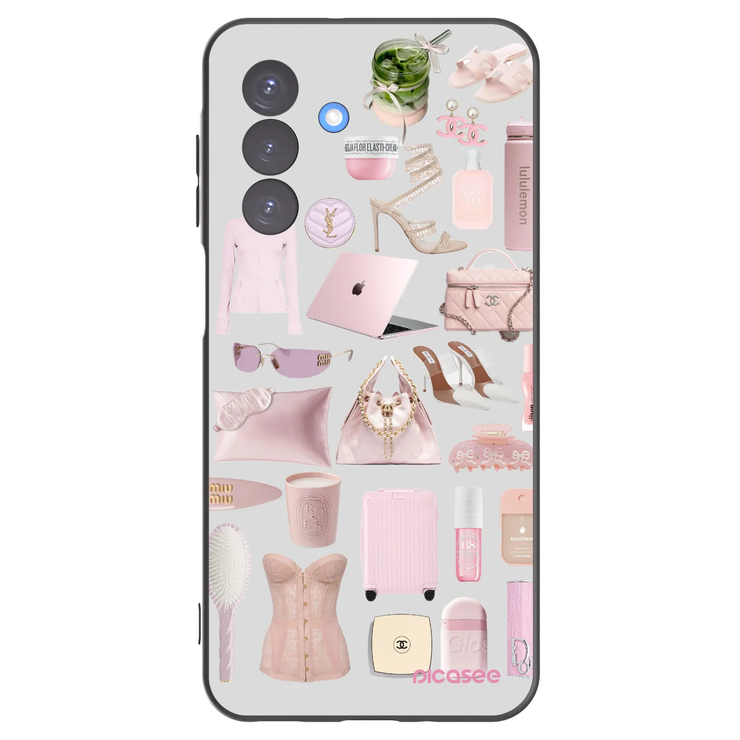 Picasee husă neagră din silicon pentru Samsung Galaxy A17 5G - Glam Babe