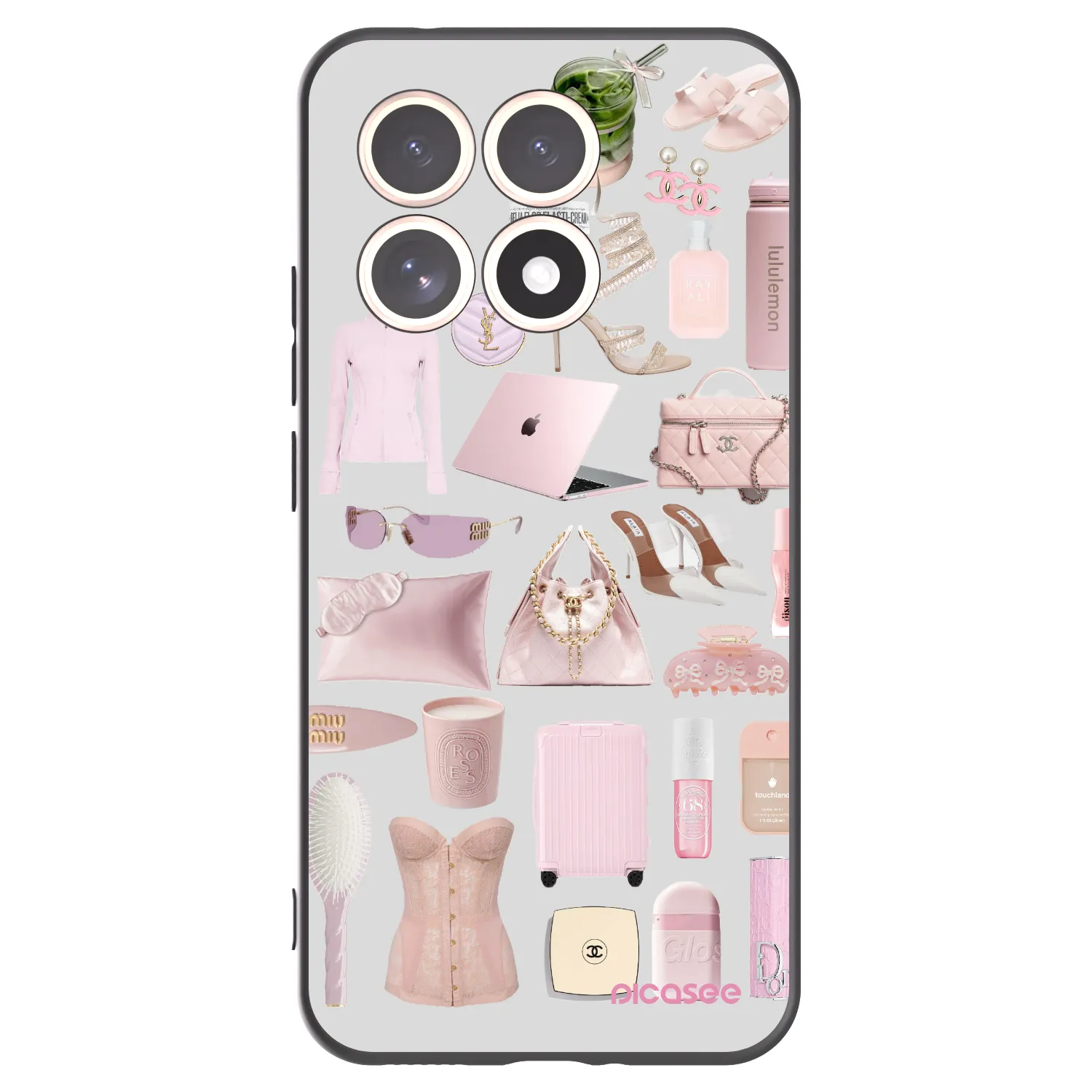 Picasee husă neagră din silicon pentru Xiaomi 15T - Glam Babe