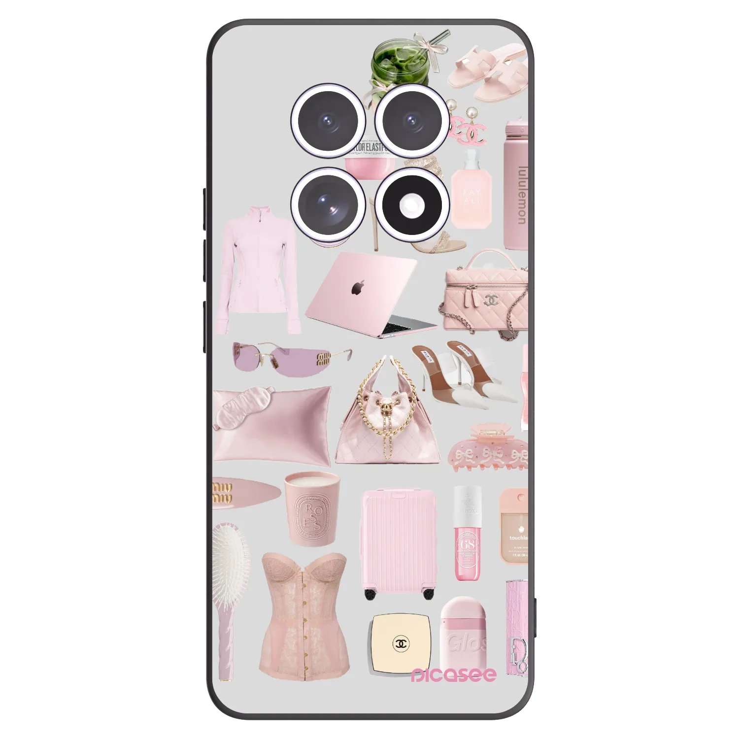 Picasee husă neagră din silicon pentru Xiaomi Redmi Note 15 - Glam Babe