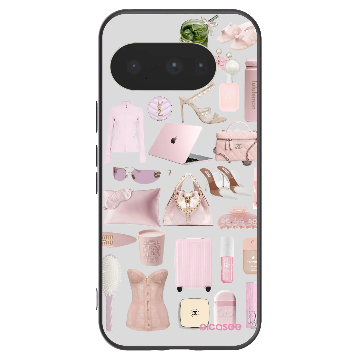 Picasee husă neagră din silicon pentru Google Pixel 10 - Glam Babe