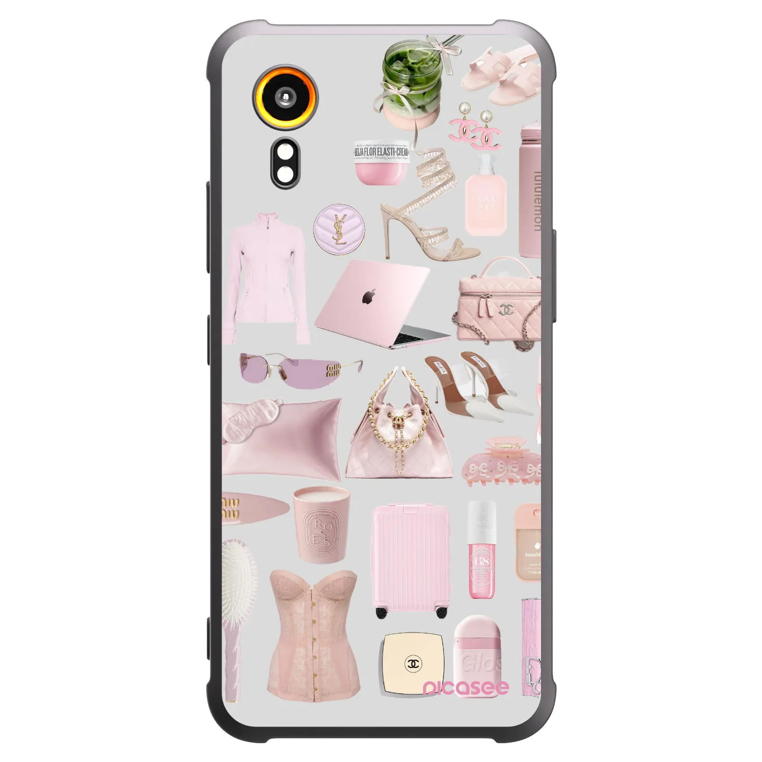 Picasee husă neagră din silicon pentru Samsung Galaxy Xcover 7 - Glam Babe