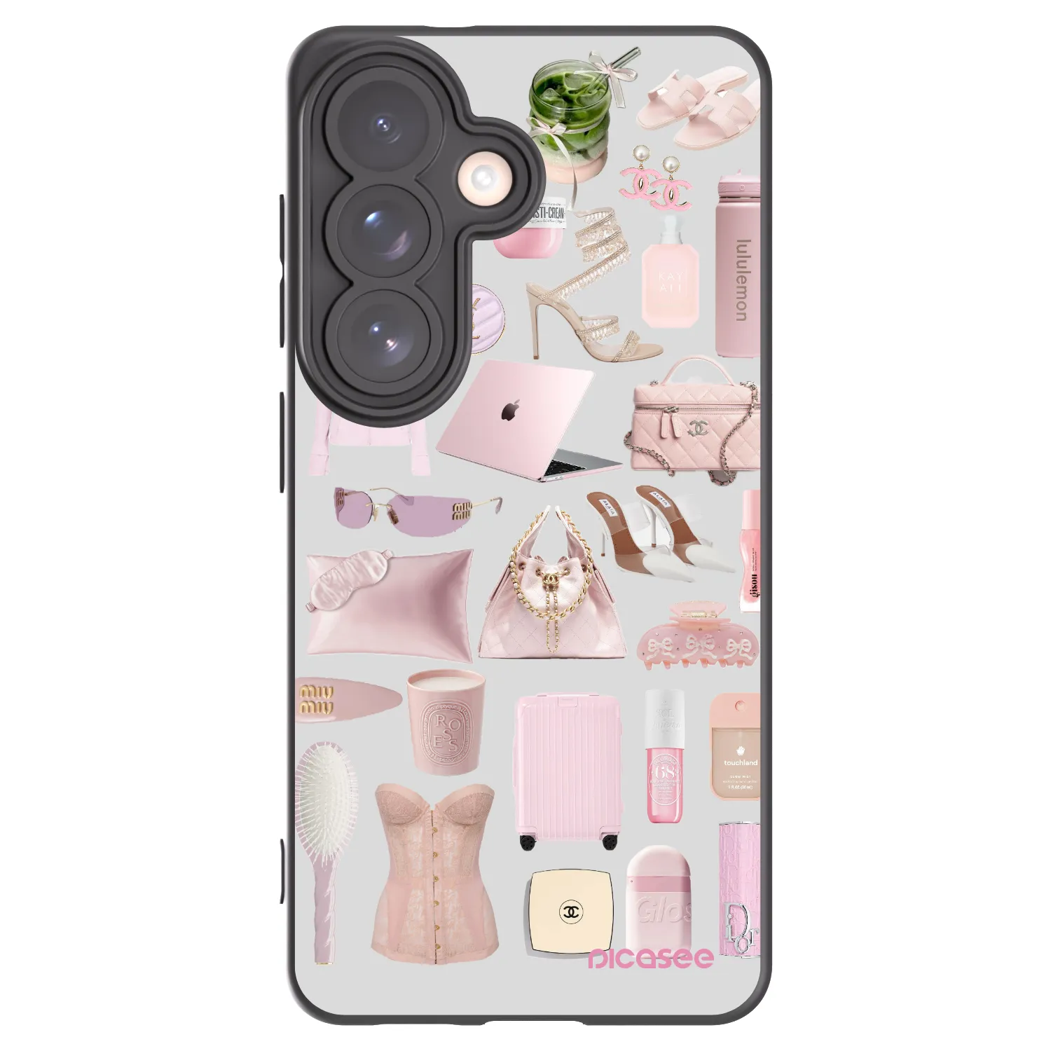 Picasee husă neagră din silicon pentru Samsung Galaxy S26 - Glam Babe