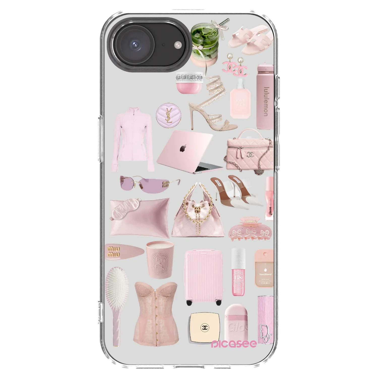 Picasee husă transparentă din silicon pentru Apple iPhone 17e - Glam Babe