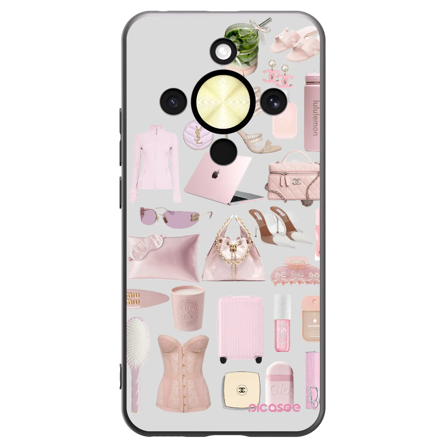 Picasee husă neagră din silicon pentru Honor Magic8 Lite 5G - Glam Babe